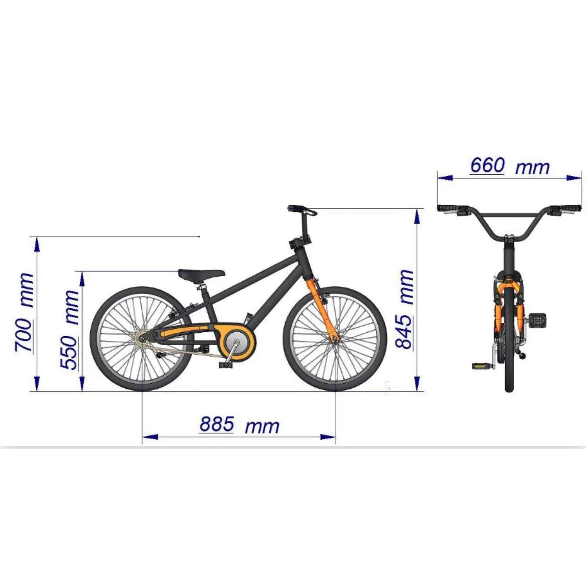 Bicicleta Infantil Aro 20" Hot Wheels Mattel Nathor - 101370160000