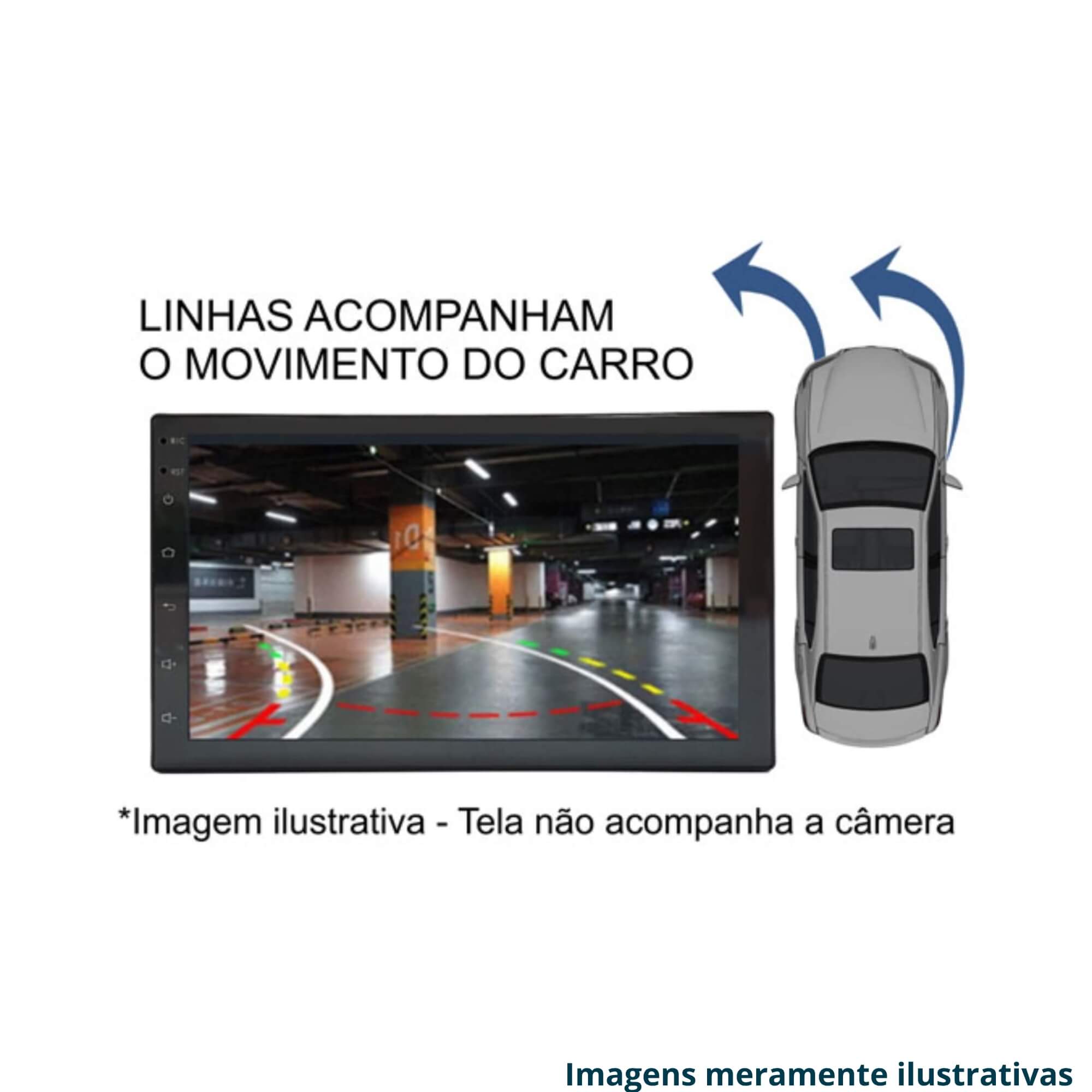 COMP Kit Onix 2020/23 Central Multimídia Android 9" + Câmera de Ré + Chicote de Ligação CAN