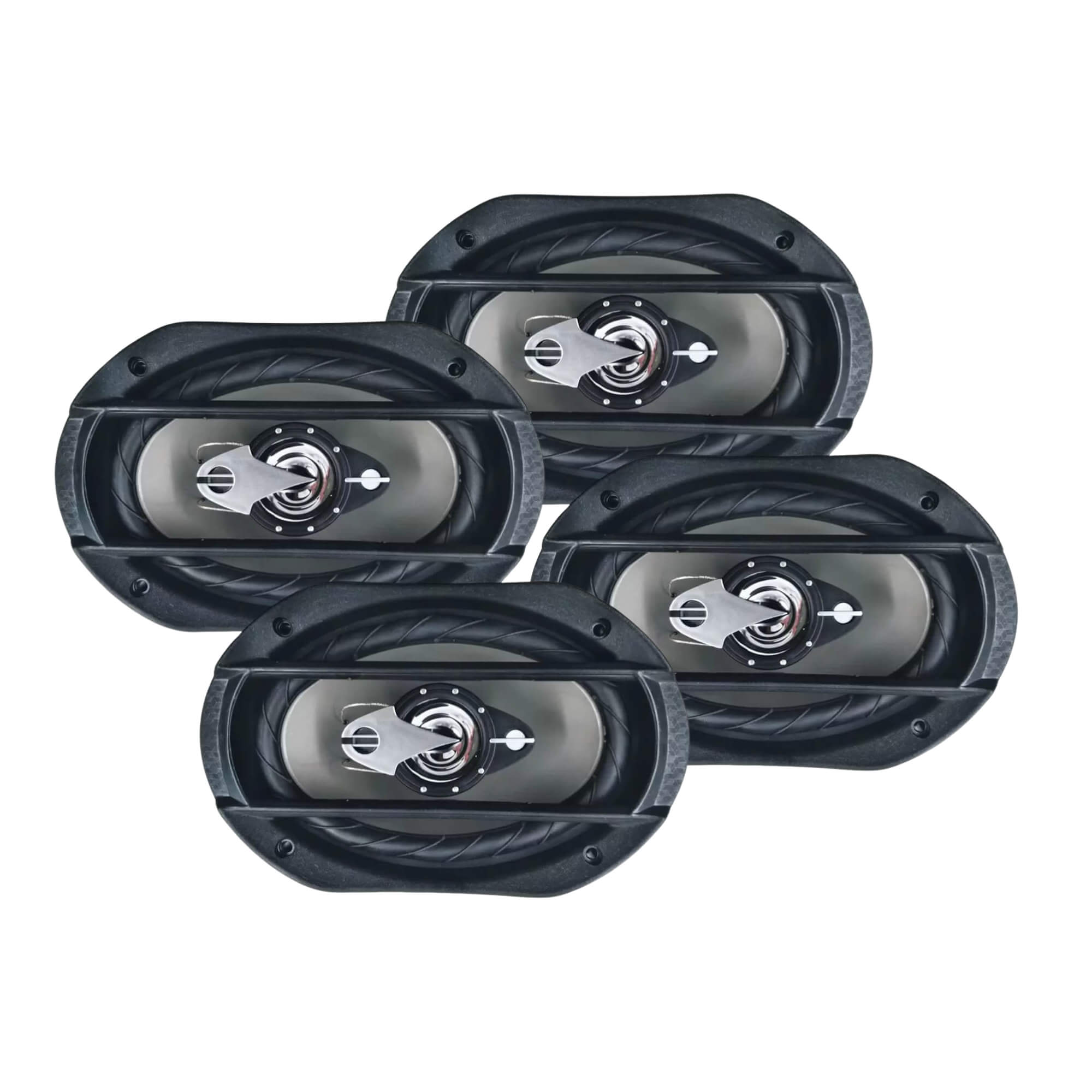 COMP Compass Kit c/ 4 Alto Falantes Automotivo 6x9" Quadriaxial LS69 400W Leson - 2LS6920CZ