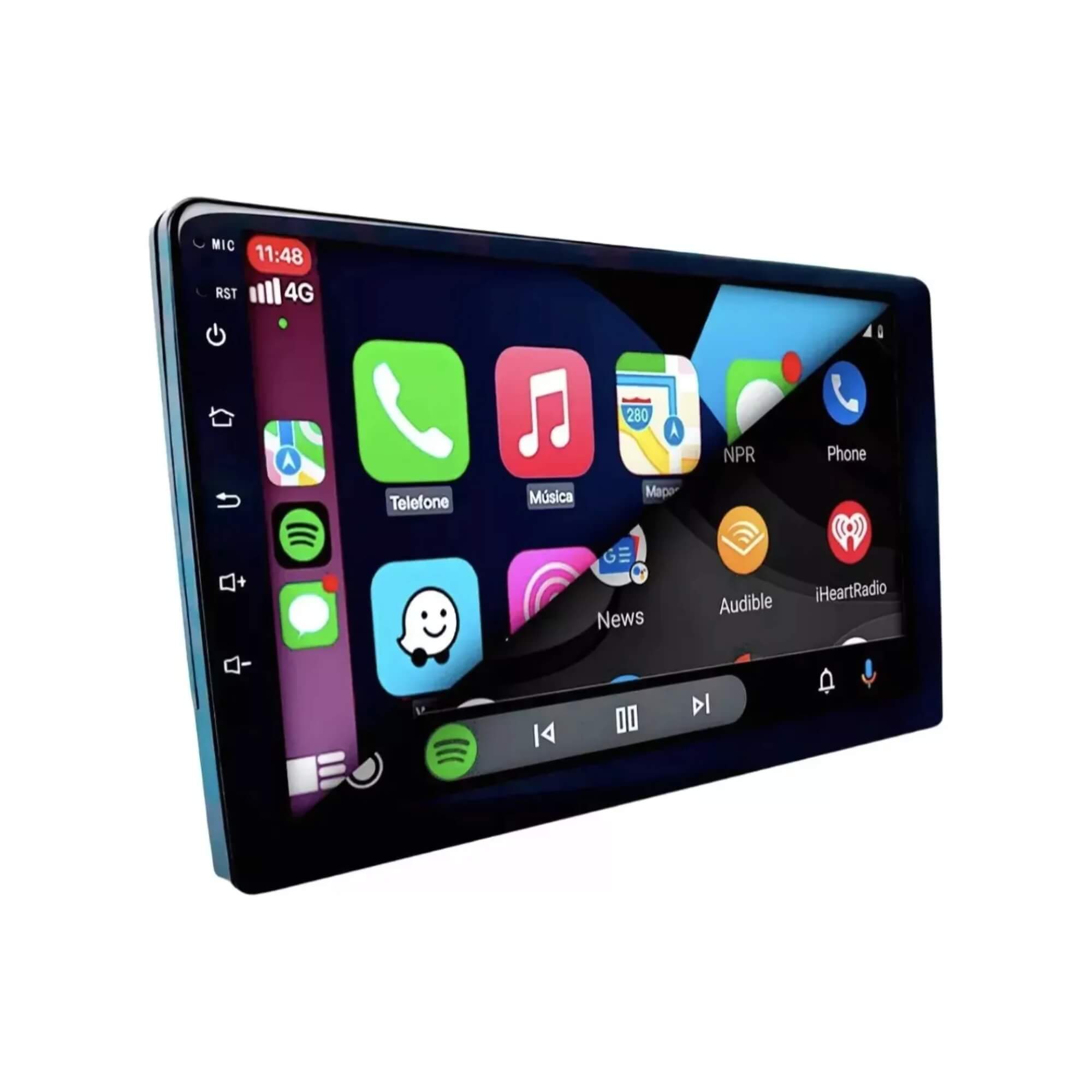 Smart Mídia Slim 9" Pol Android 4+64gb Q-Led Cor Preto H-Tech - HT-9240CA