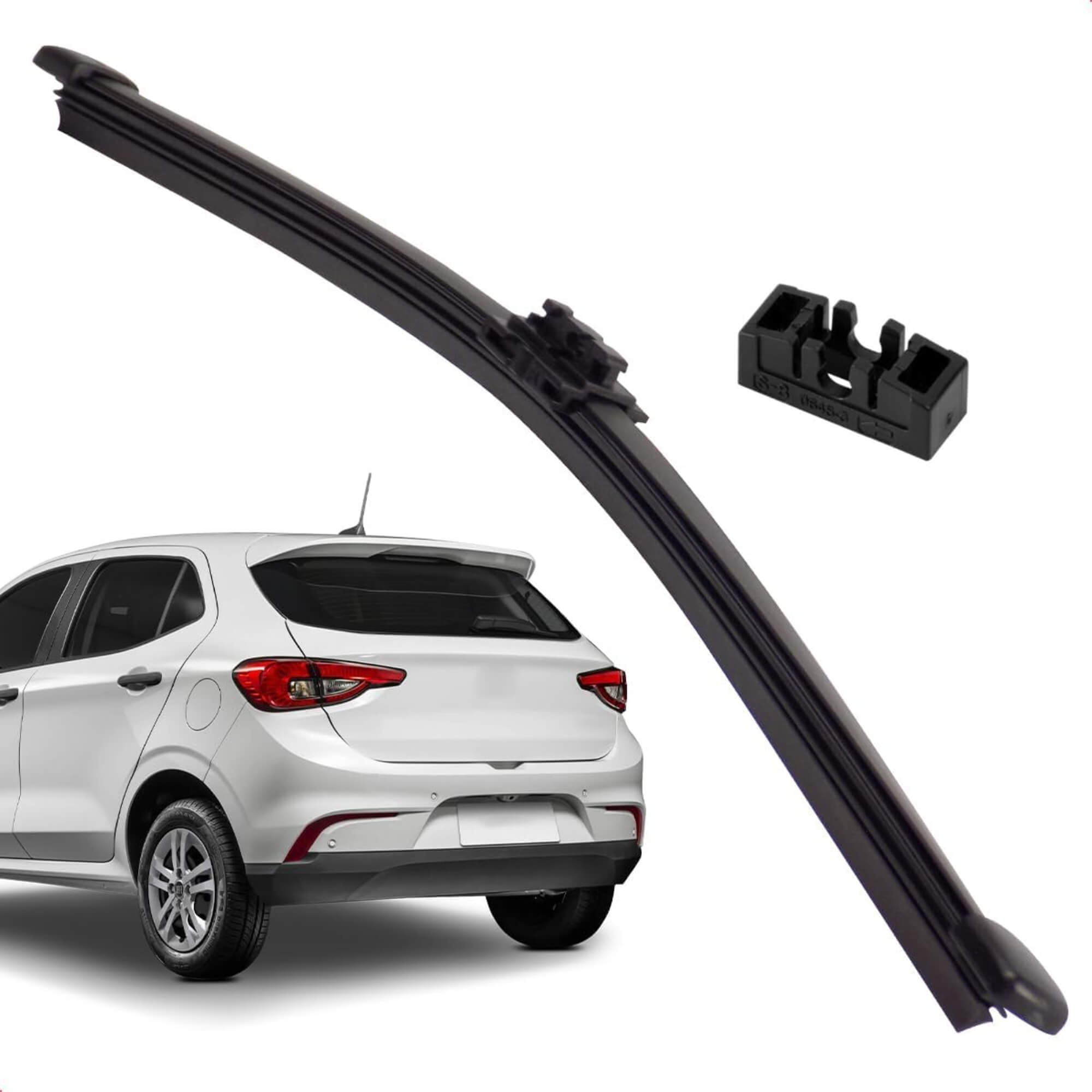 Palheta Traseira Slim Limpadora de Para-Brisa 10" Polegadas Argo 2018 a 2025 Overvision - TS10