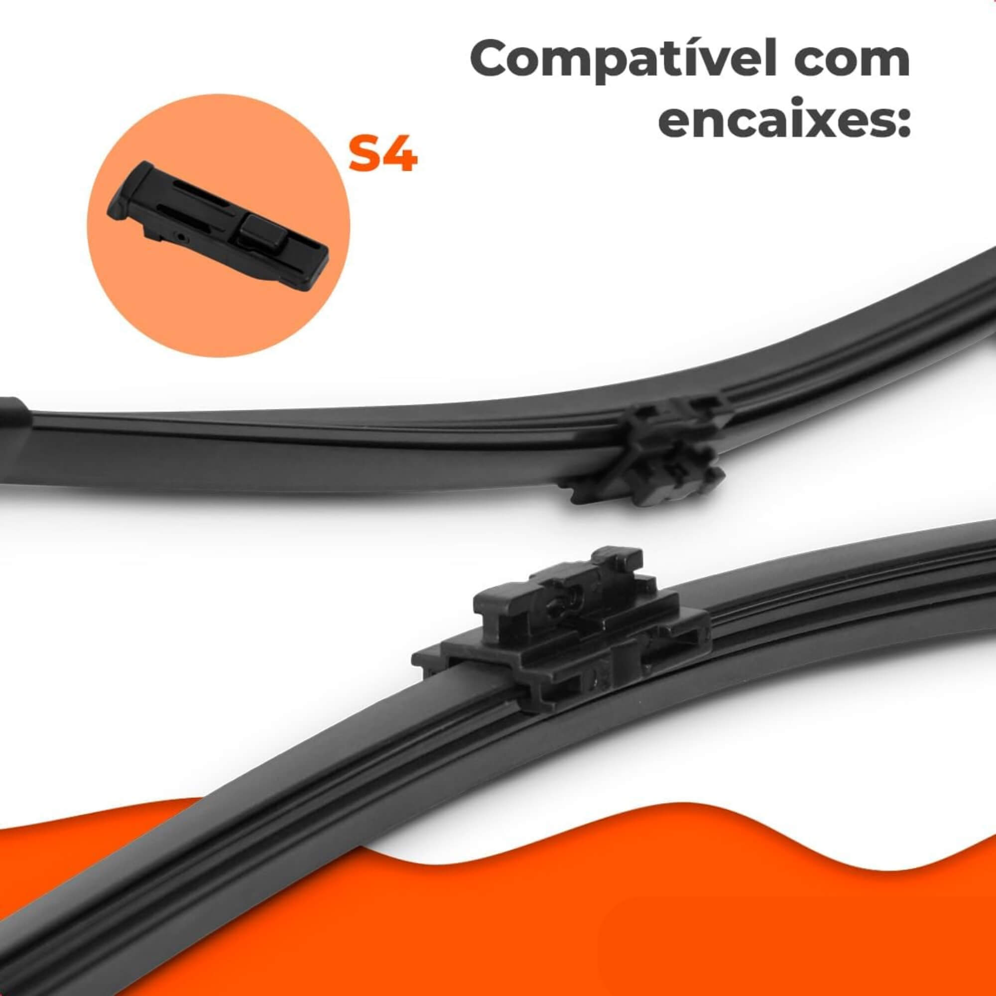 Palheta Traseira Slim Limpadora de Para-Brisa 12" Polegadas Nivus 2021 a 2026 Overvision - TS12
