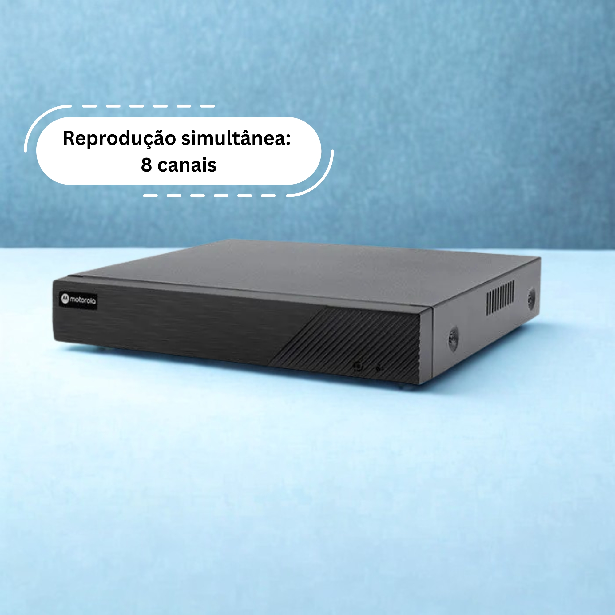 DVR 8 Canais 1080 Lite H.265 1x Sata 5x1 2 Canal Ip + HD WD 1Tb MTD081L0011-1T Motorola - 431081M