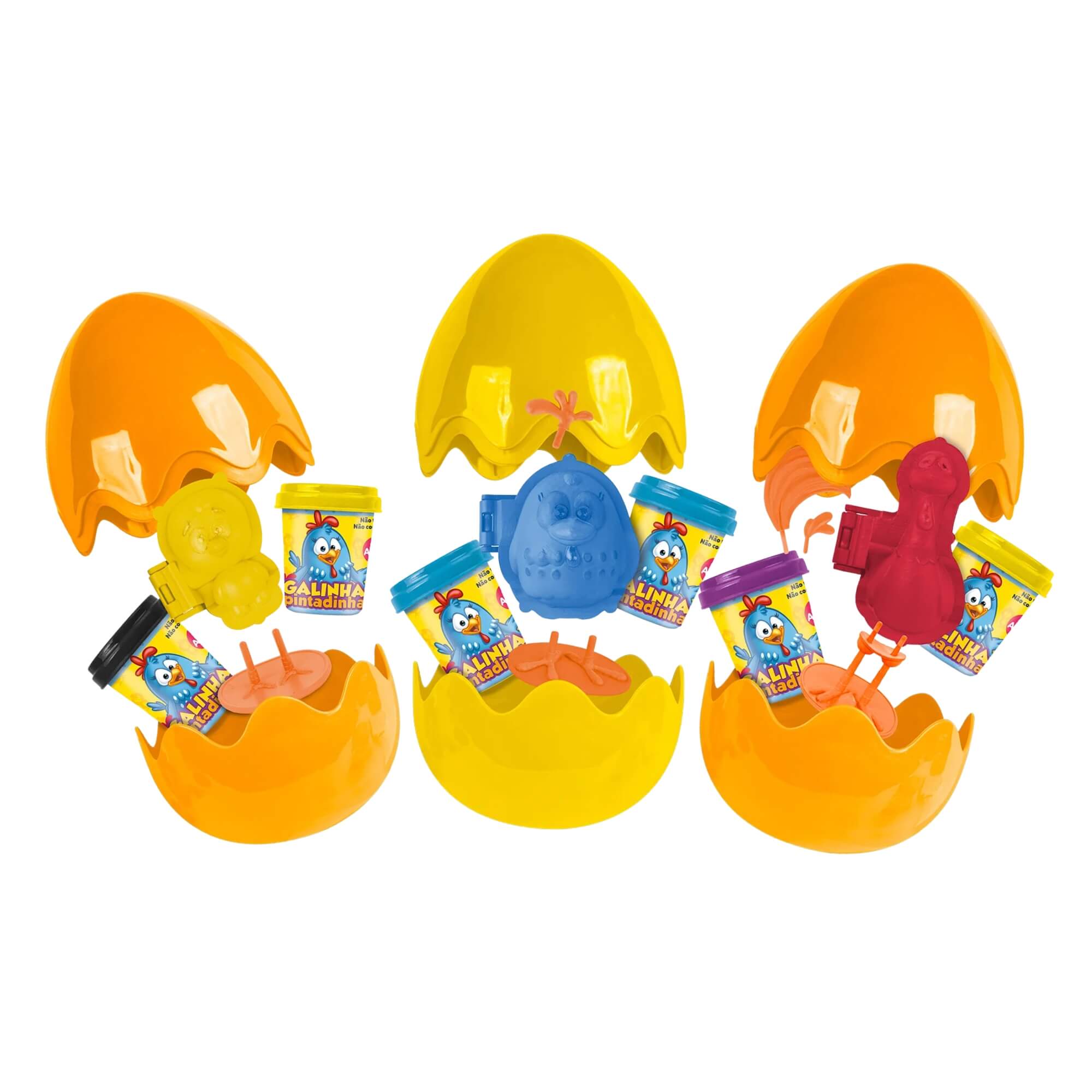 Brinquedo Infantil Galinha Pintadinha Ovo Surpresa - Sortido e Unitário - Super Toys - 612