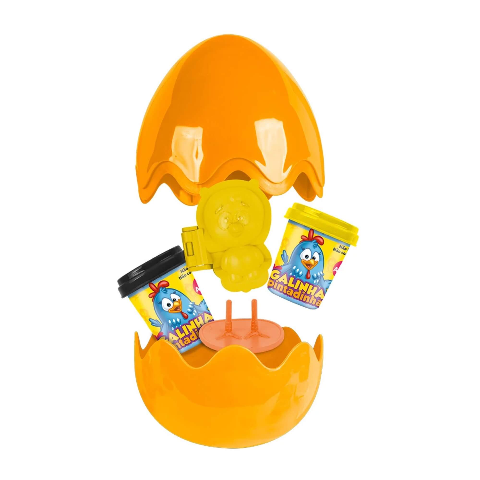 Brinquedo Infantil Galinha Pintadinha Ovo Surpresa - Sortido e Unitário - Super Toys - 612