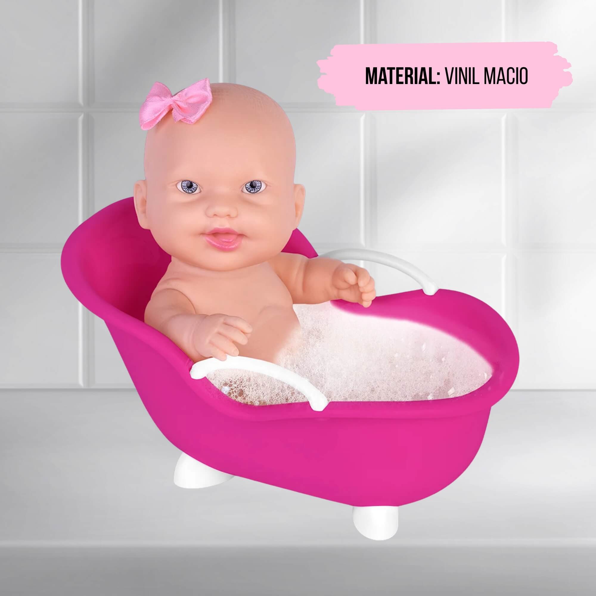 Boneca Nenequinha Banheirinha Super Toys - 626