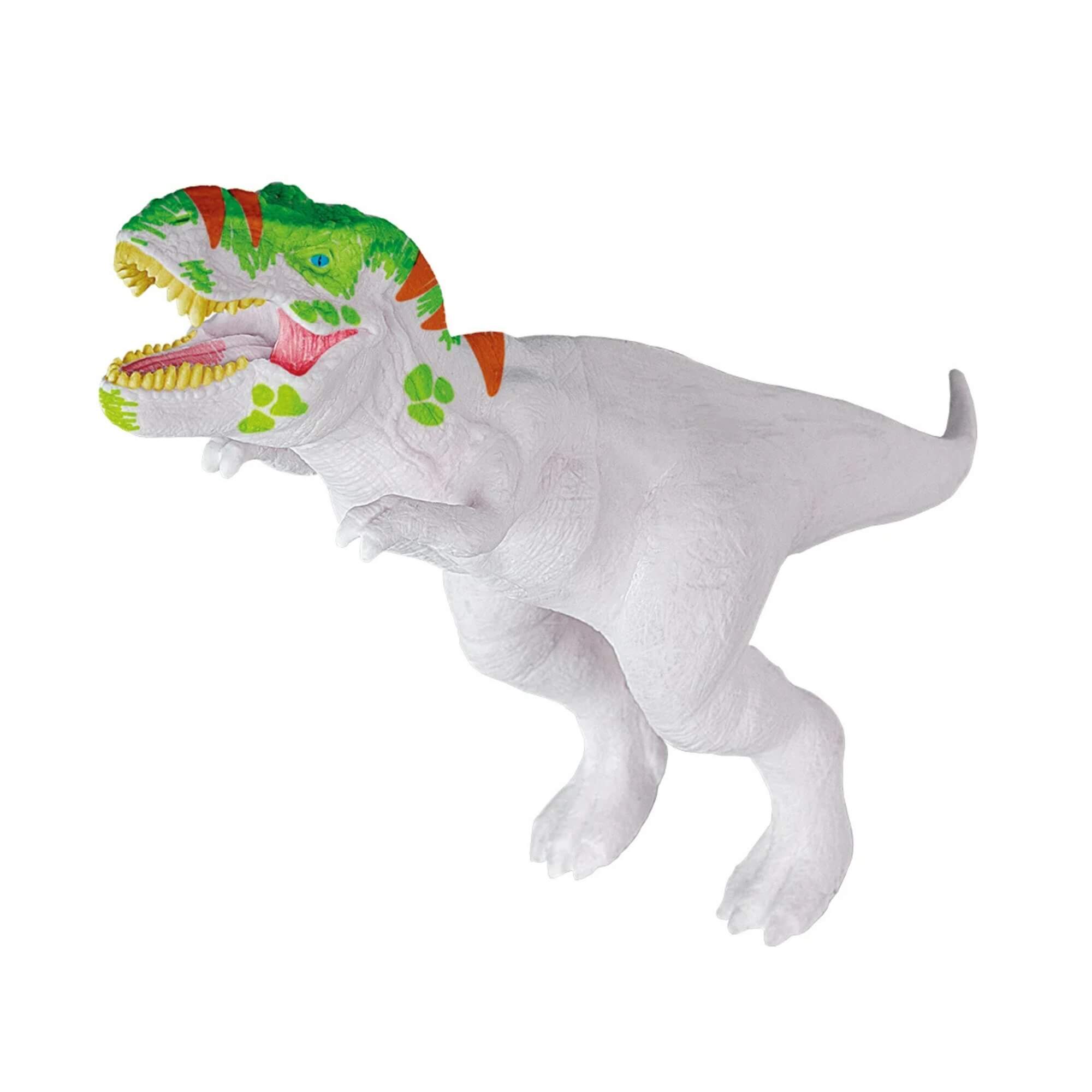 Brinquedo Infantil Boneco Jurassic Color T-Rex Para Pintar Super Toys - 633