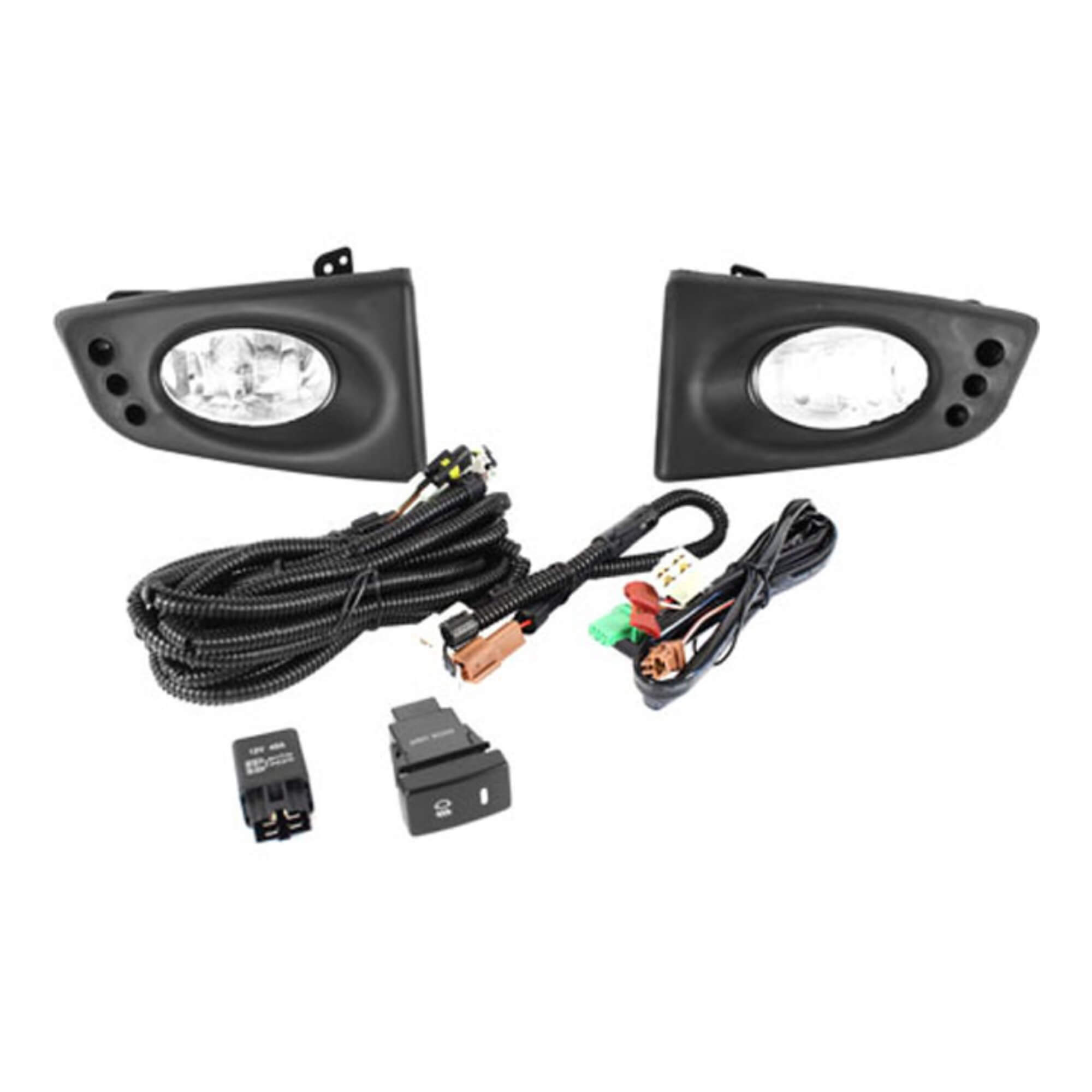 Kit Farol de Milha Fit 2009/2011 Botão Modelo Original Shocklight - SL-110510