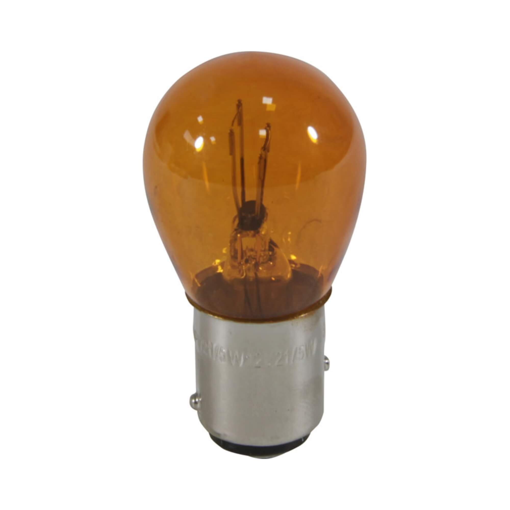 Lâmpada 1034 12V 21/5W BAY15D 02 Polos Ambar (Caixa com 10 unidades) Shocklight - SL-121034AM