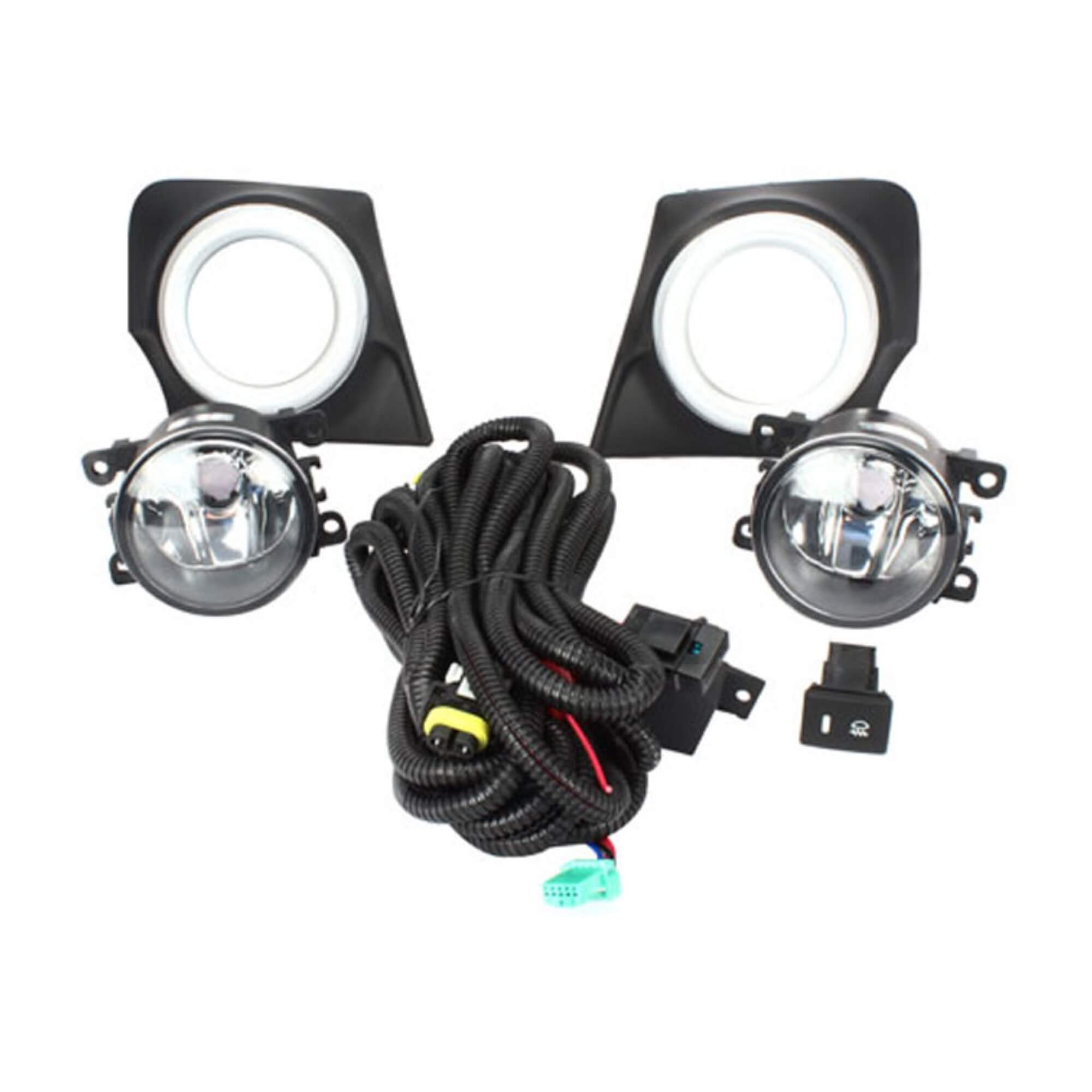 Kit Farol de milha L200 Triton Sport 18/20 Botão Modelo Original Shocklight - SL-190510