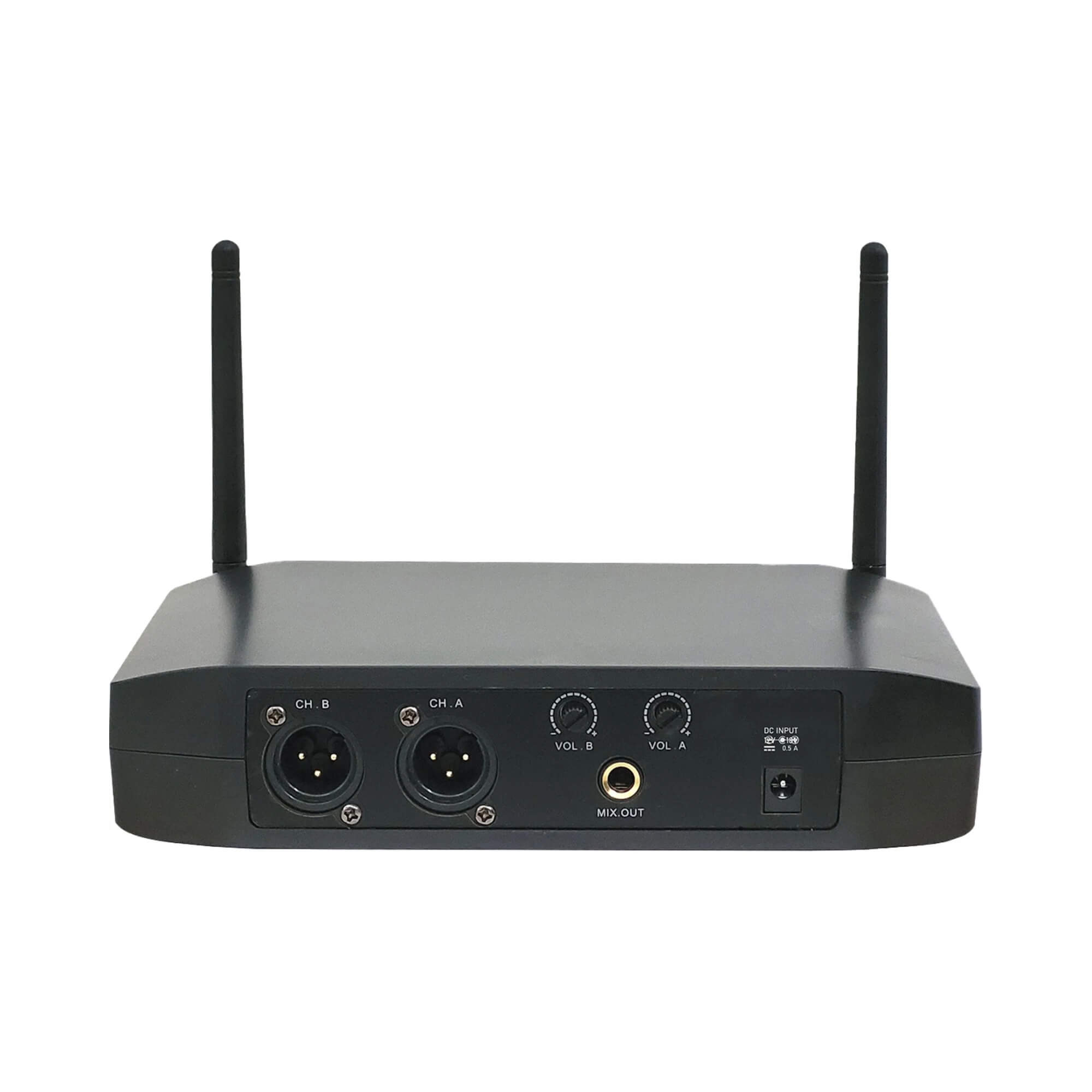 Microfone sem fio LS962 c/ 2 Lapelas Omnidirecional 96 Canais Bege Leson - 2AMLS9623