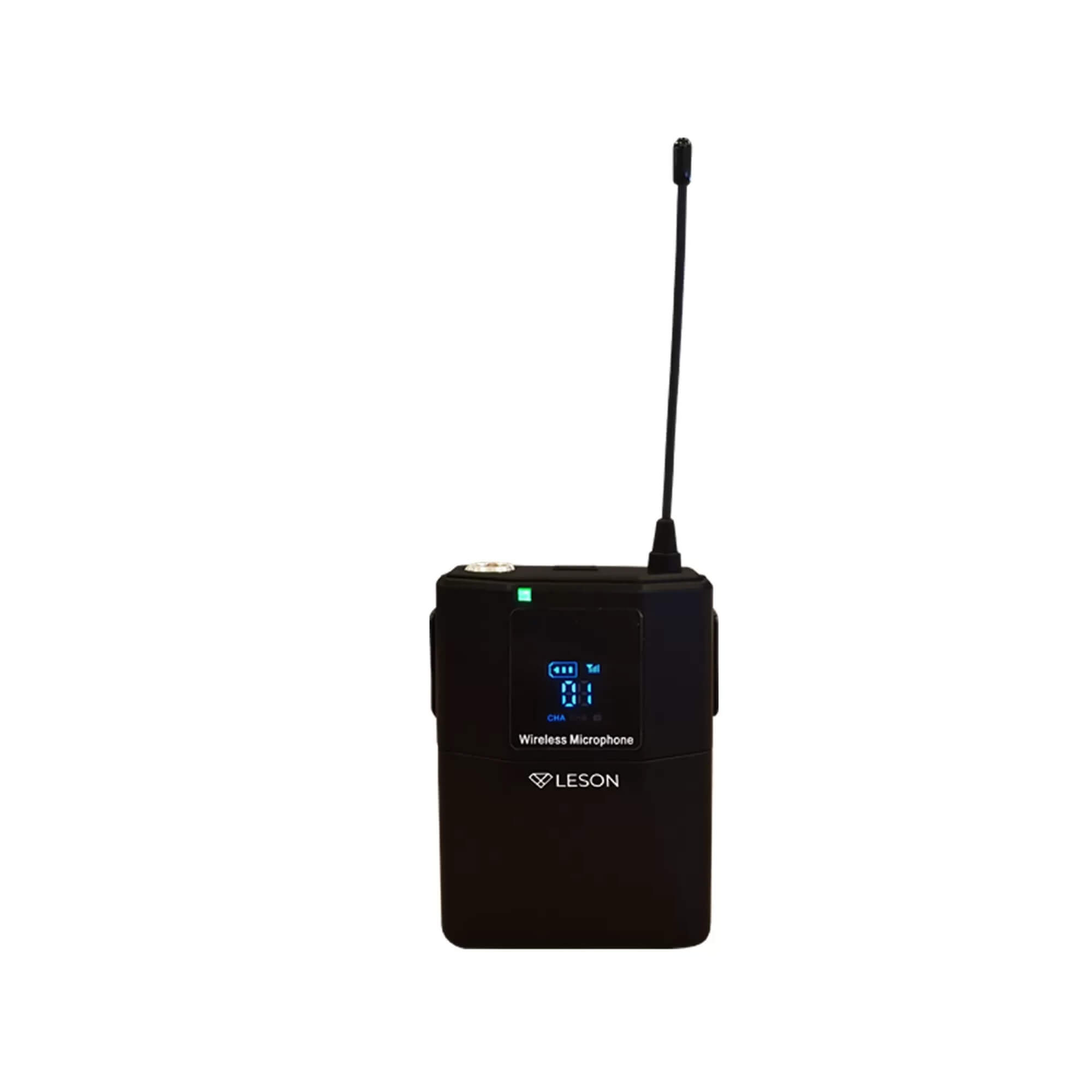 Microfone Sem Fio com Lapela Omnidirecional Bege Leson - 2AMLS9612