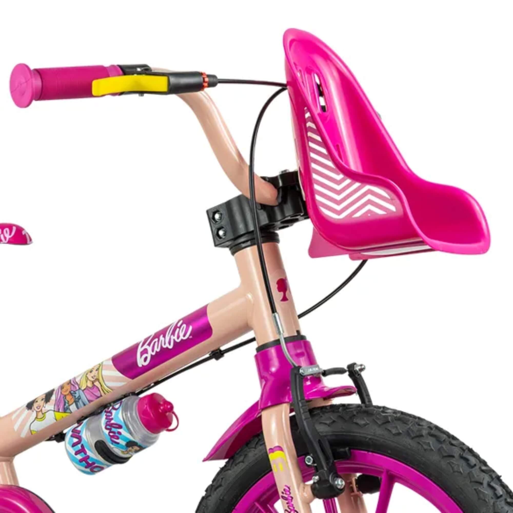 Bicicleta Infantil Aro 16" Barbie Mattel Nathor - 101360160000