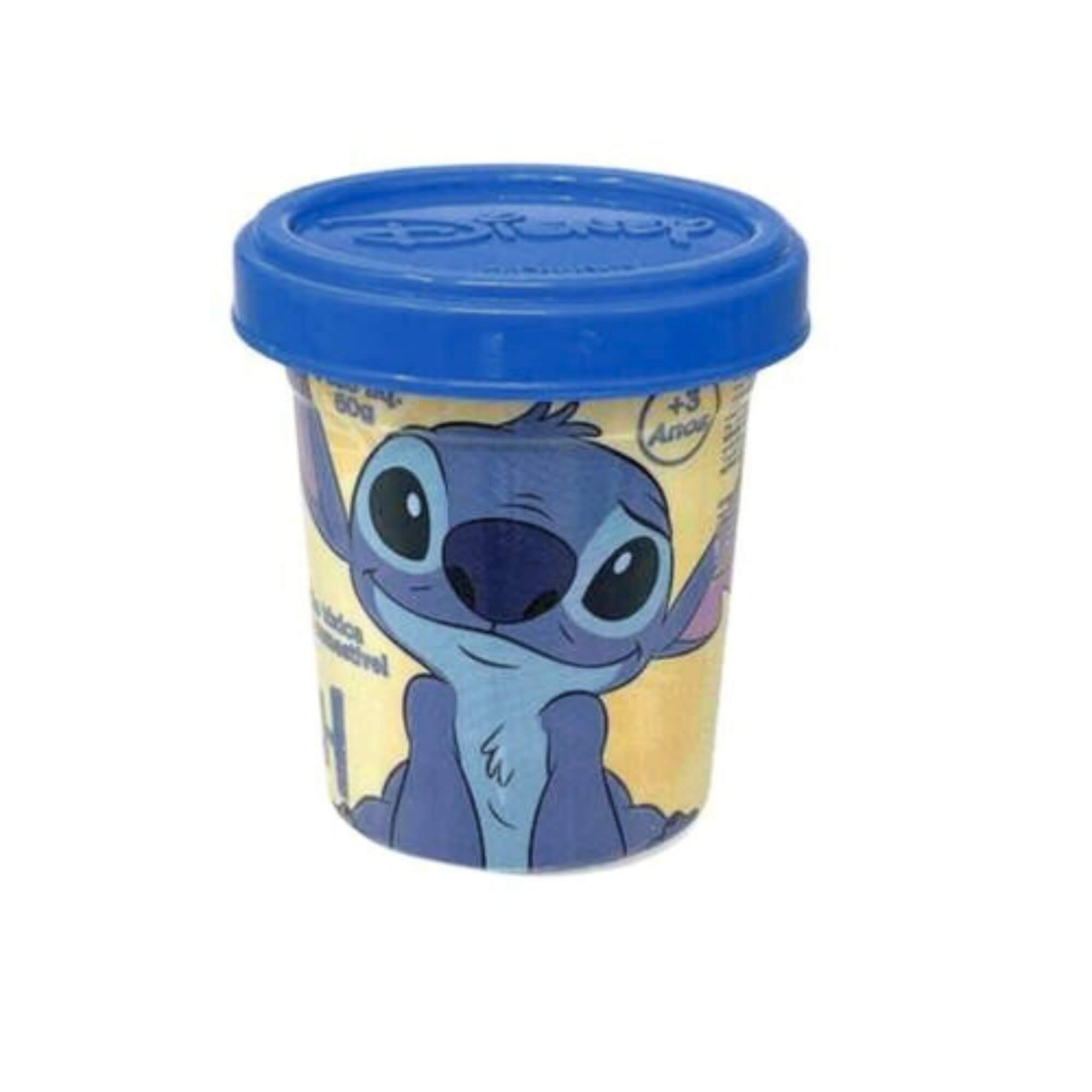 Brinquedo Infantil Kit de Massinhas de Modelar 50g Stitch Disney Cotiplás - 2844