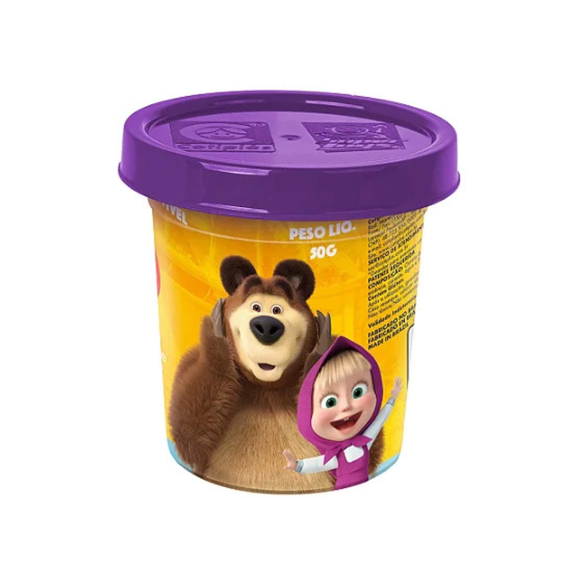 Brinquedo Infantil Masha e o Urso Kit De Massinhas 50g Cotiplás - 2870