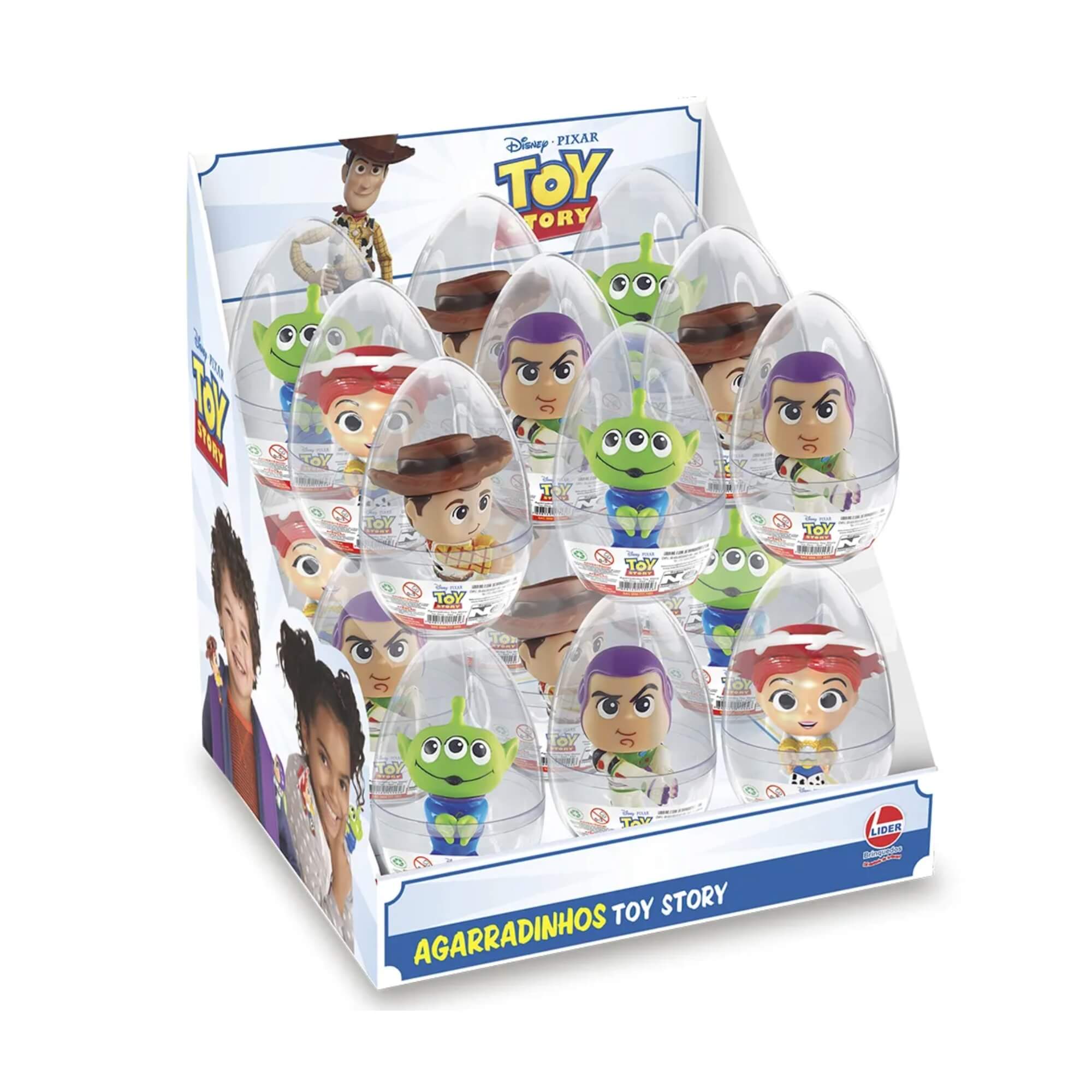 Brinquedo Infantil Sortido e Unitário Agarradinho Toy Story Boneco no Ovo Líder - 265