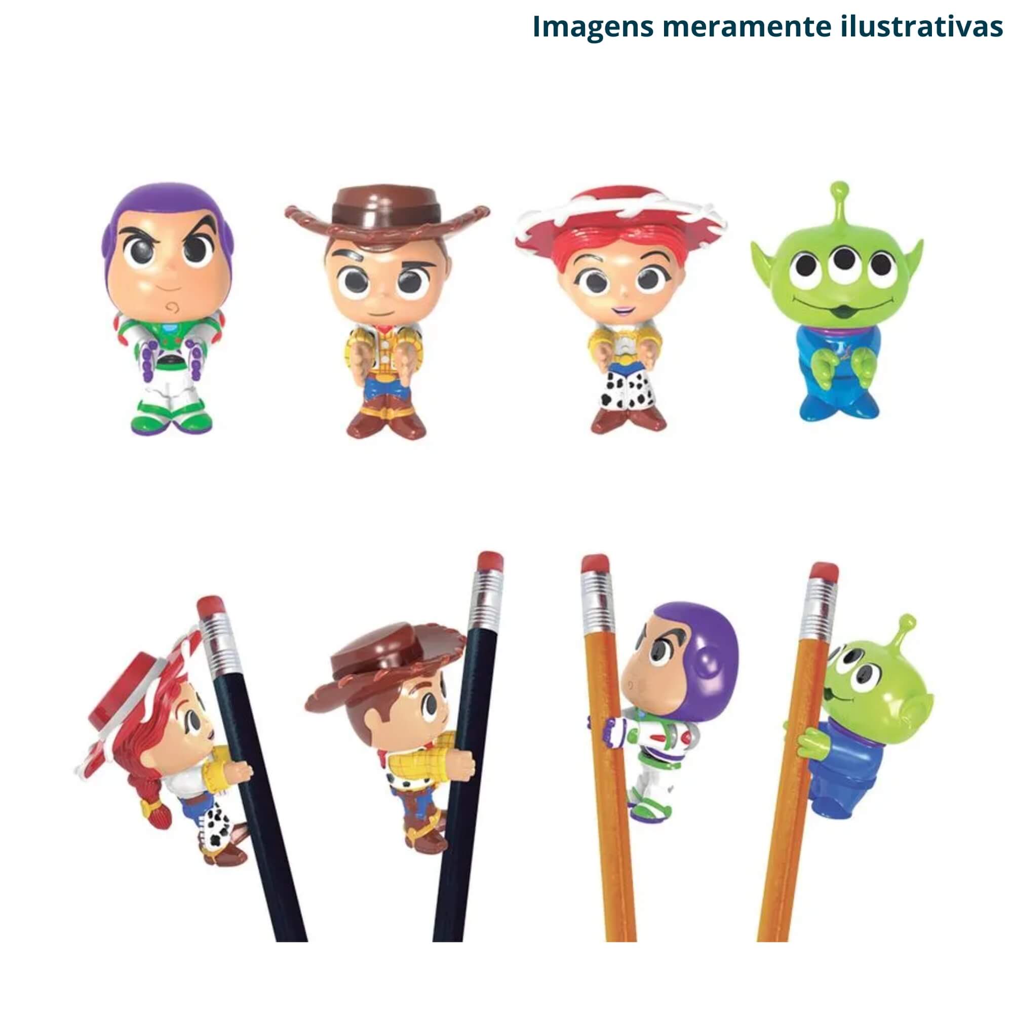 Brinquedo Infantil Sortido e Unitário Agarradinho Toy Story Boneco no Ovo Líder - 265