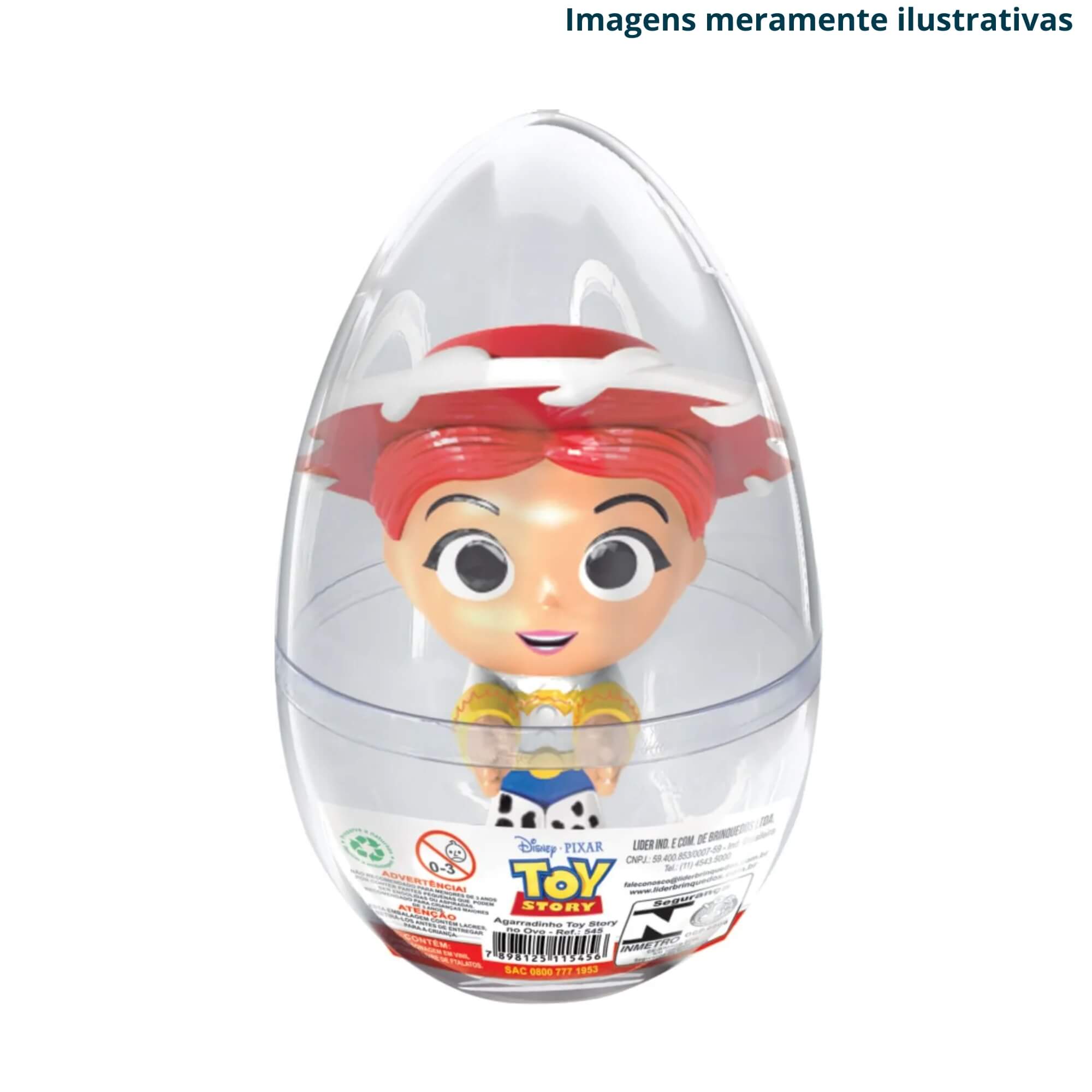Brinquedo Infantil Sortido e Unitário Agarradinho Toy Story Boneco no Ovo Líder - 265