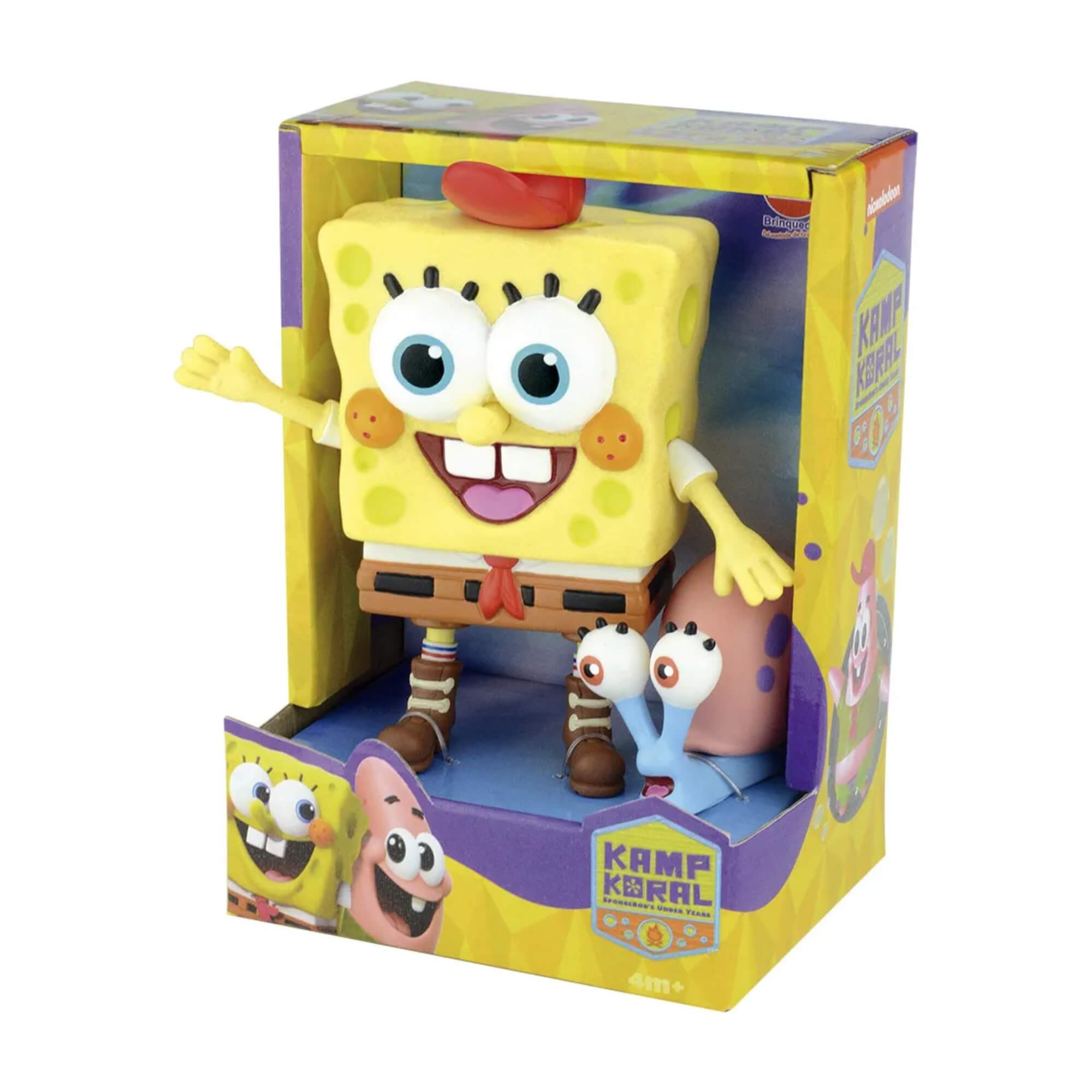 Boneco de Vinil Bob Esponja e Gary Lider - 3076