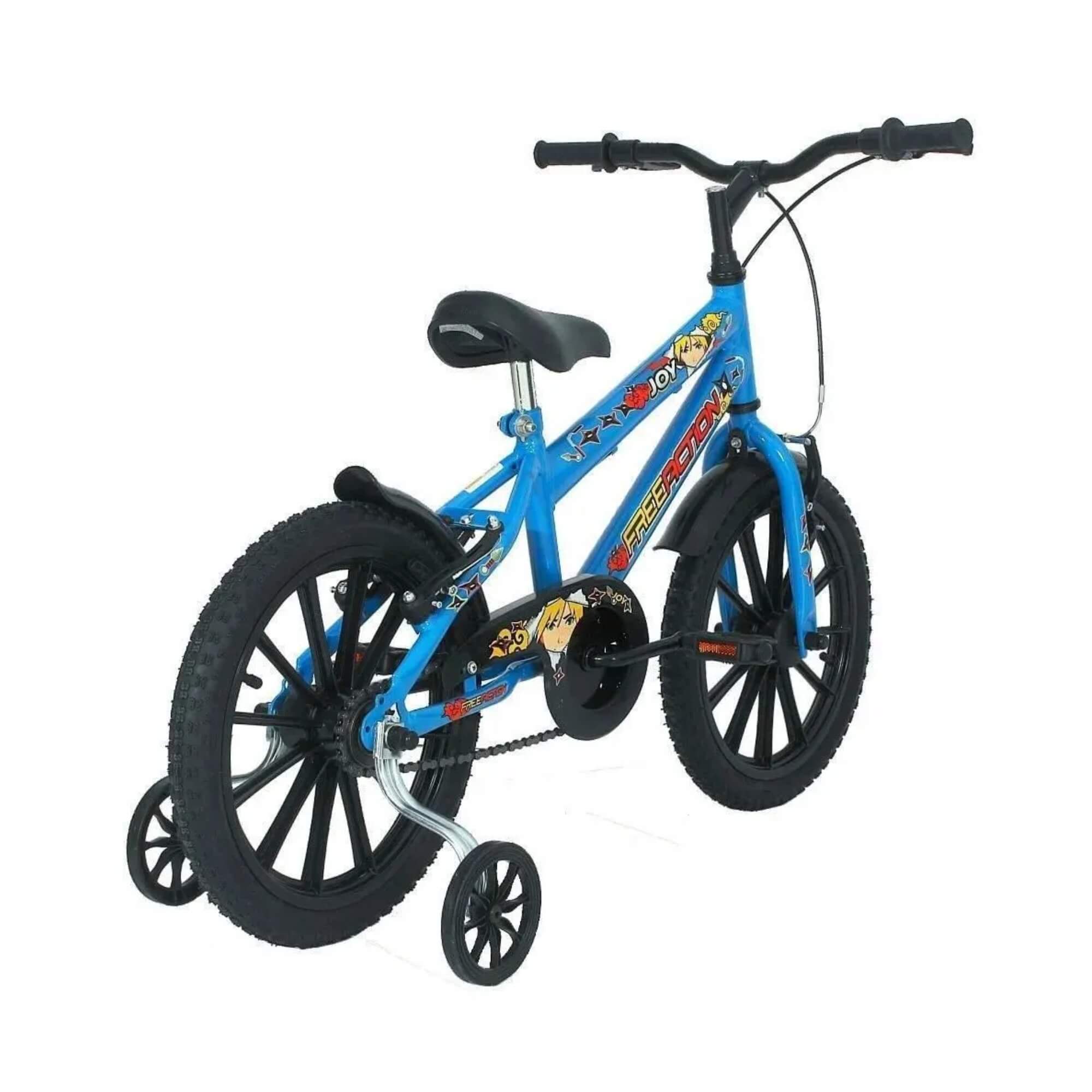 Bicicleta Infantil Aro 16" Joy MTB 1V V-Brake Azul Free Action - 3020701053201-001
