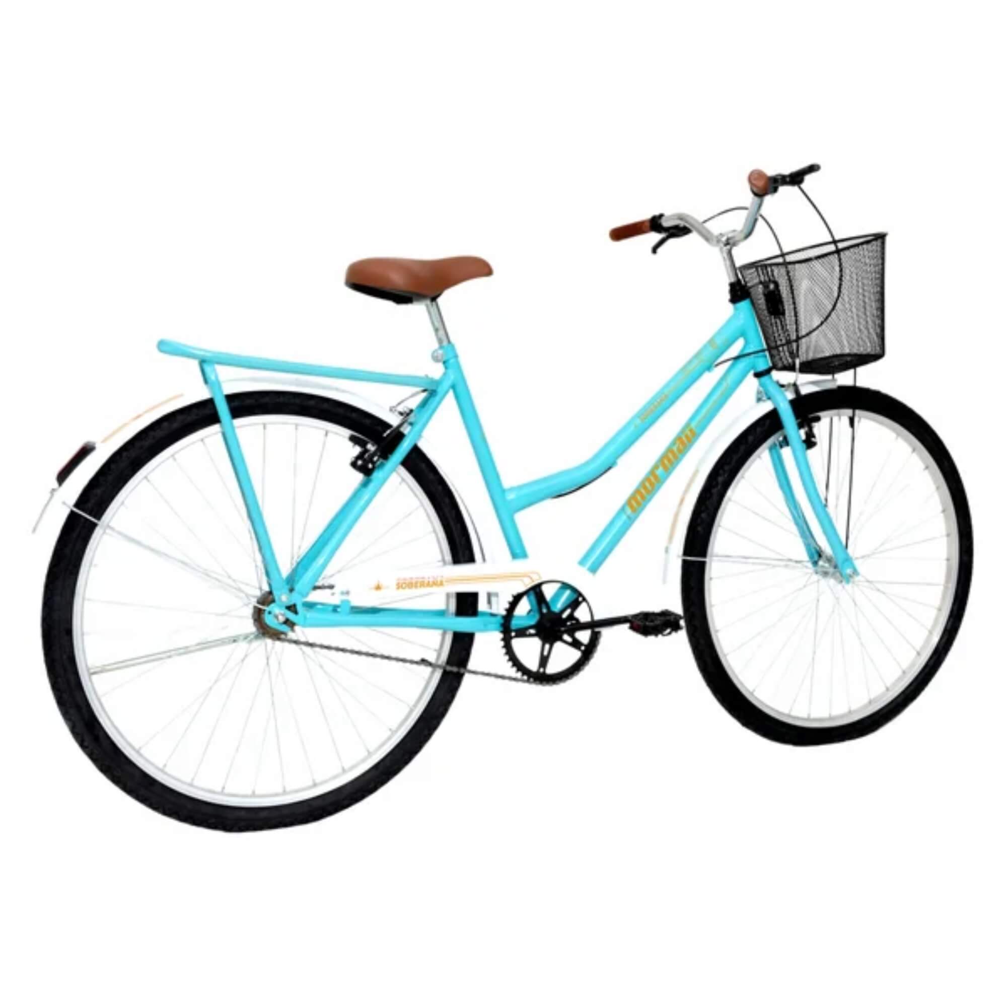 Bicicleta Feminina Aro 26" Soberana 1V CV-Brake Verde Tiffany Mormaii - 2010404002701-073