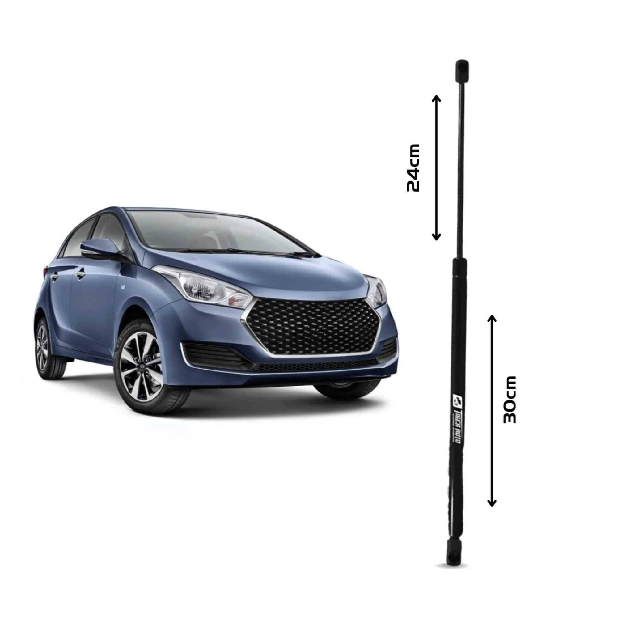 Amortecedor Tampa Traseira Hb20 2012 A 2018 Tiger Auto - 1201072