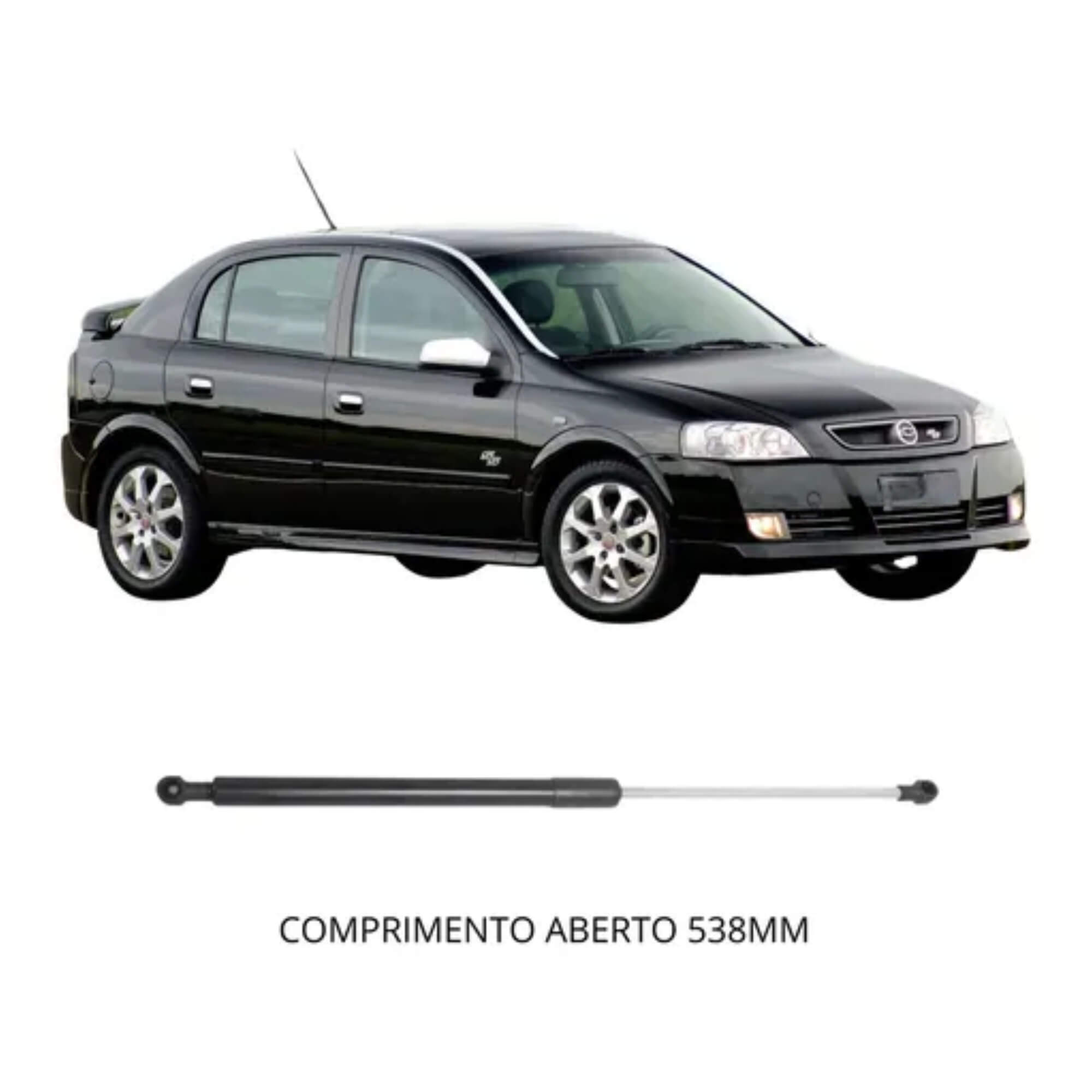 Amortecedor de Porta Malas Chevrolet Astra Hatch 1998 a 2012 Tiger Auto - 1201043