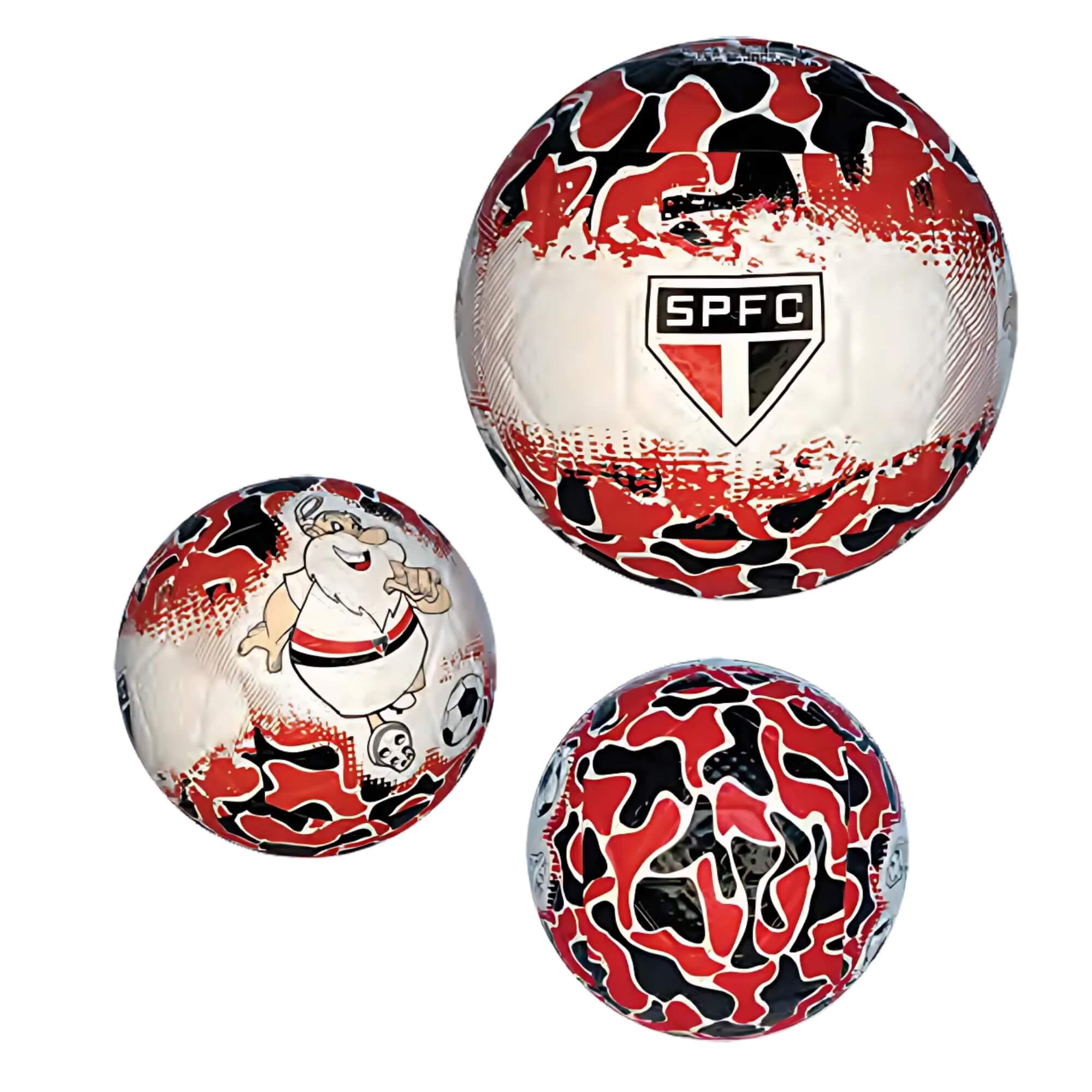 Mini Bola de Futebol  PVC/PU - São Paulo Futebol e Magia - 4031
