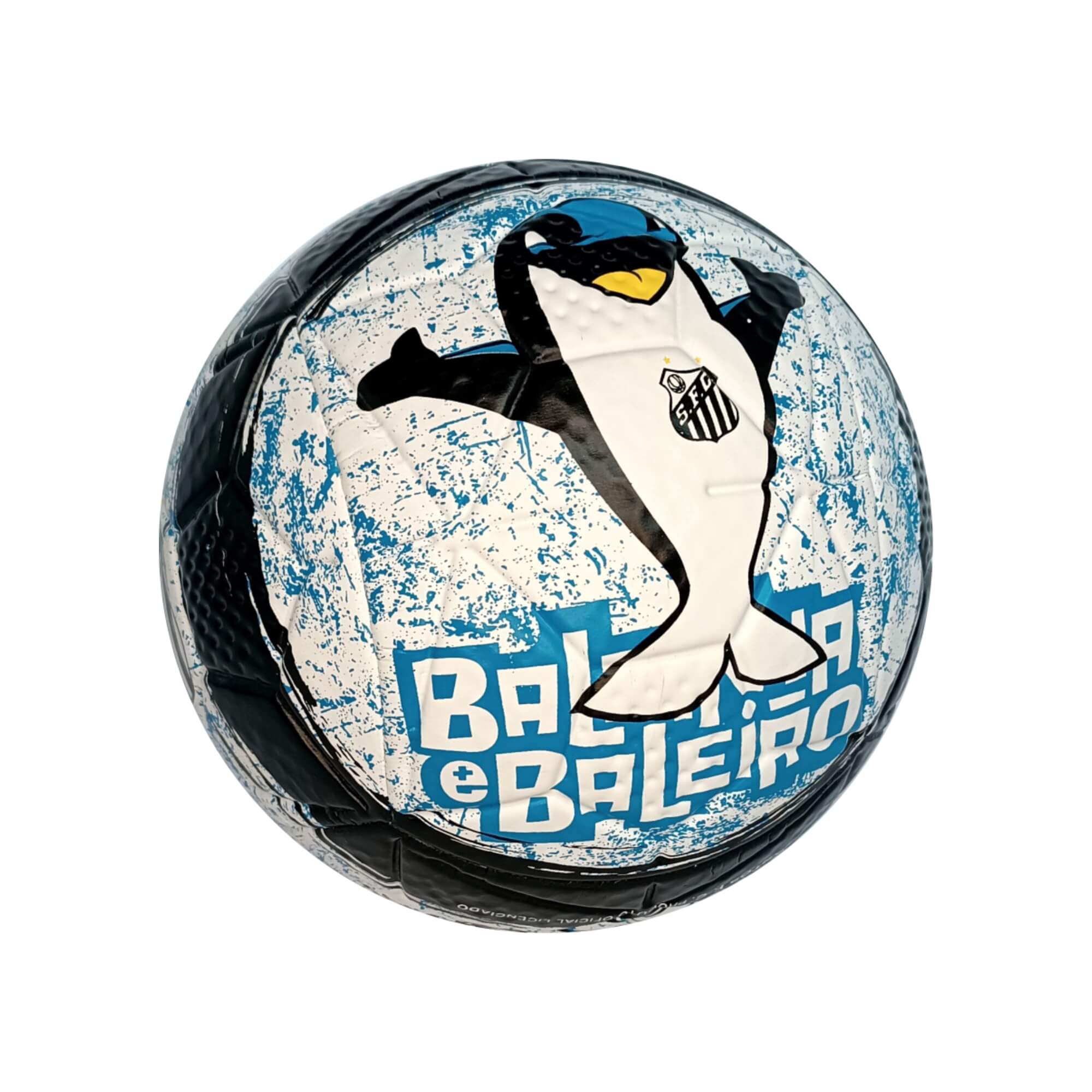 Mini Bola de Futebol  PVC/PU - Santos Futebol e Magia - 1688