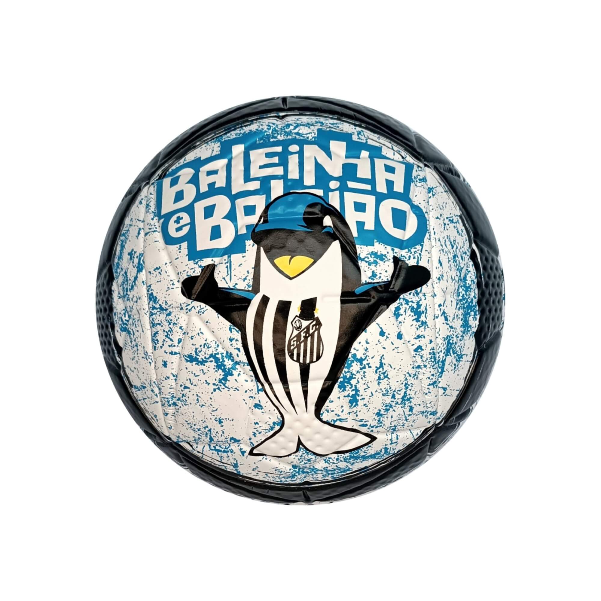 Mini Bola de Futebol  PVC/PU - Santos Futebol e Magia - 1688