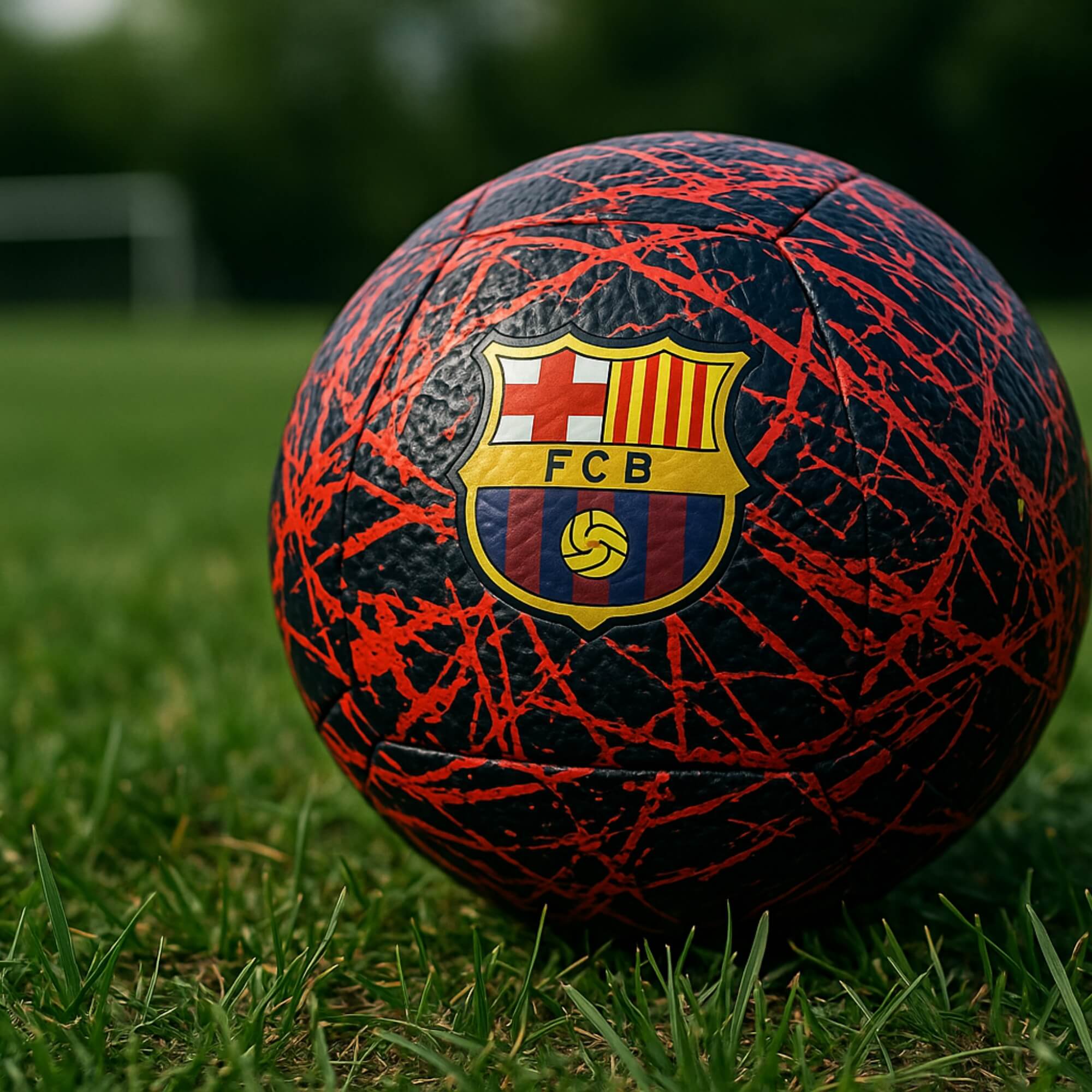 Mini Bola de Futebol Nº2 Barcelona com Escritas Barça PVC/PU Futebol e Magia - 1882