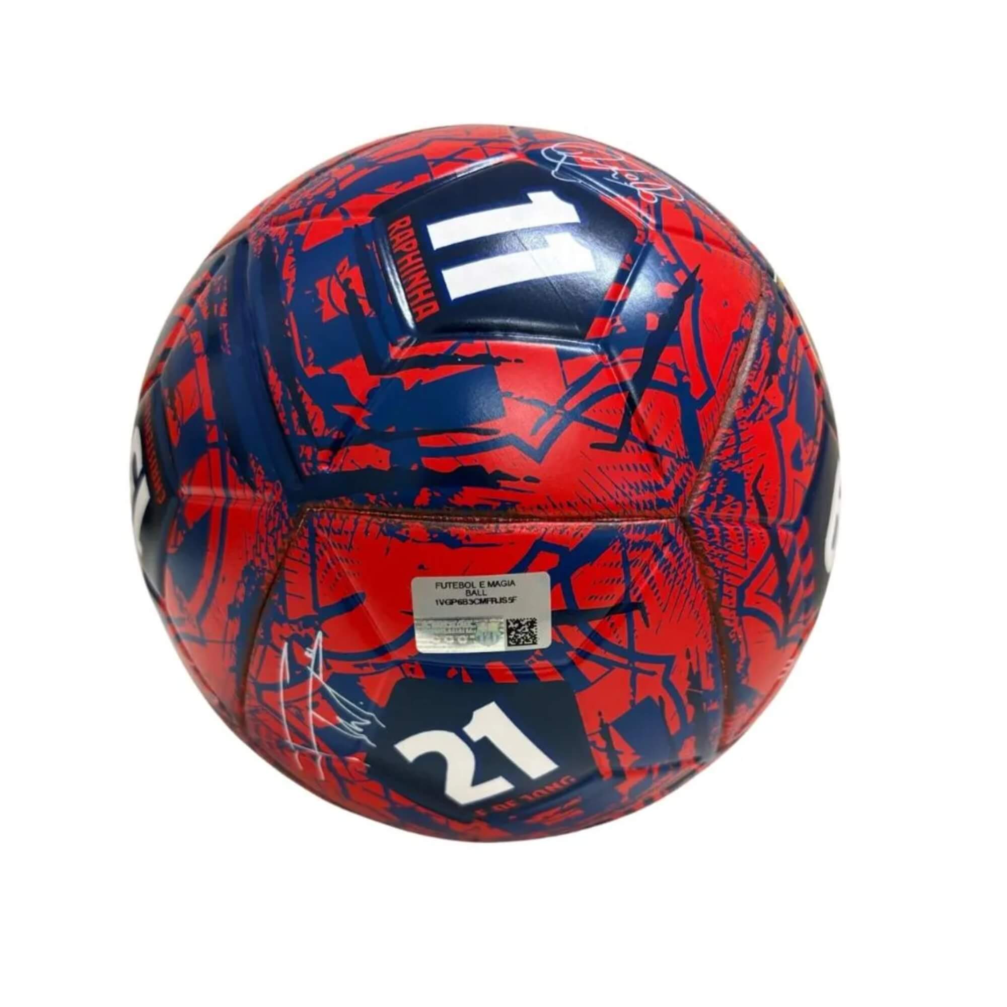 Bola de Futebol Barcelona Assinaturas Oficial N°5 PVC/PU Futebol e Magia - 1881