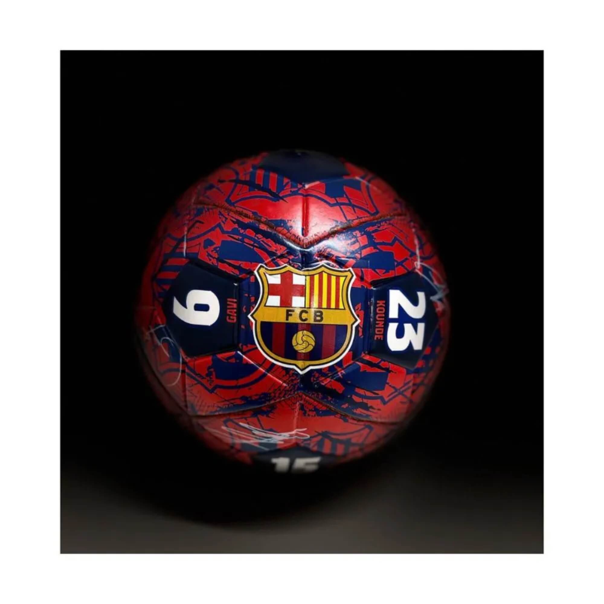 Bola de Futebol Barcelona Assinaturas Oficial N°5 PVC/PU Futebol e Magia - 1881