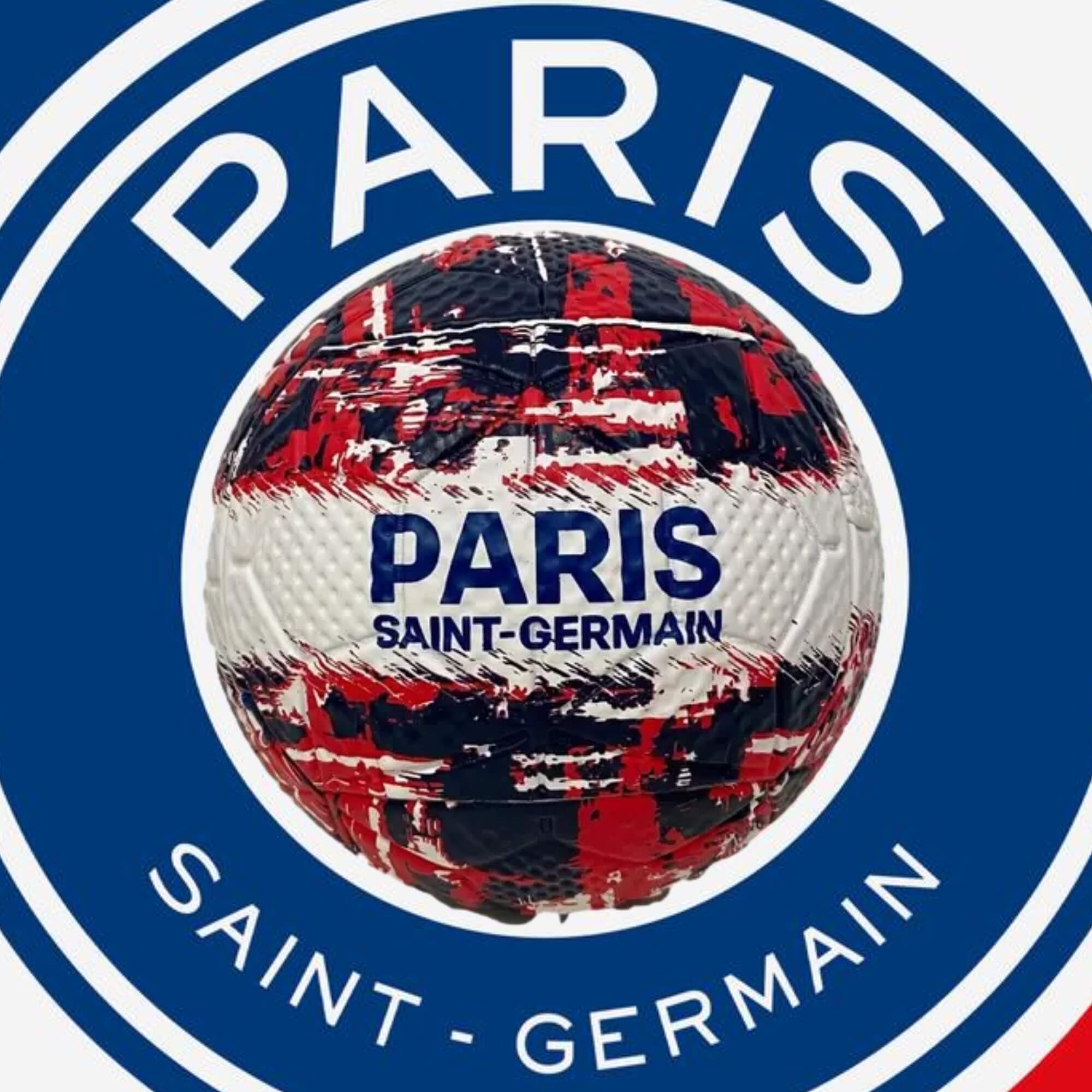 Mini Bola de Futebol PSG Vermelha e Azul Nº2 Futebol e Magia - 1888