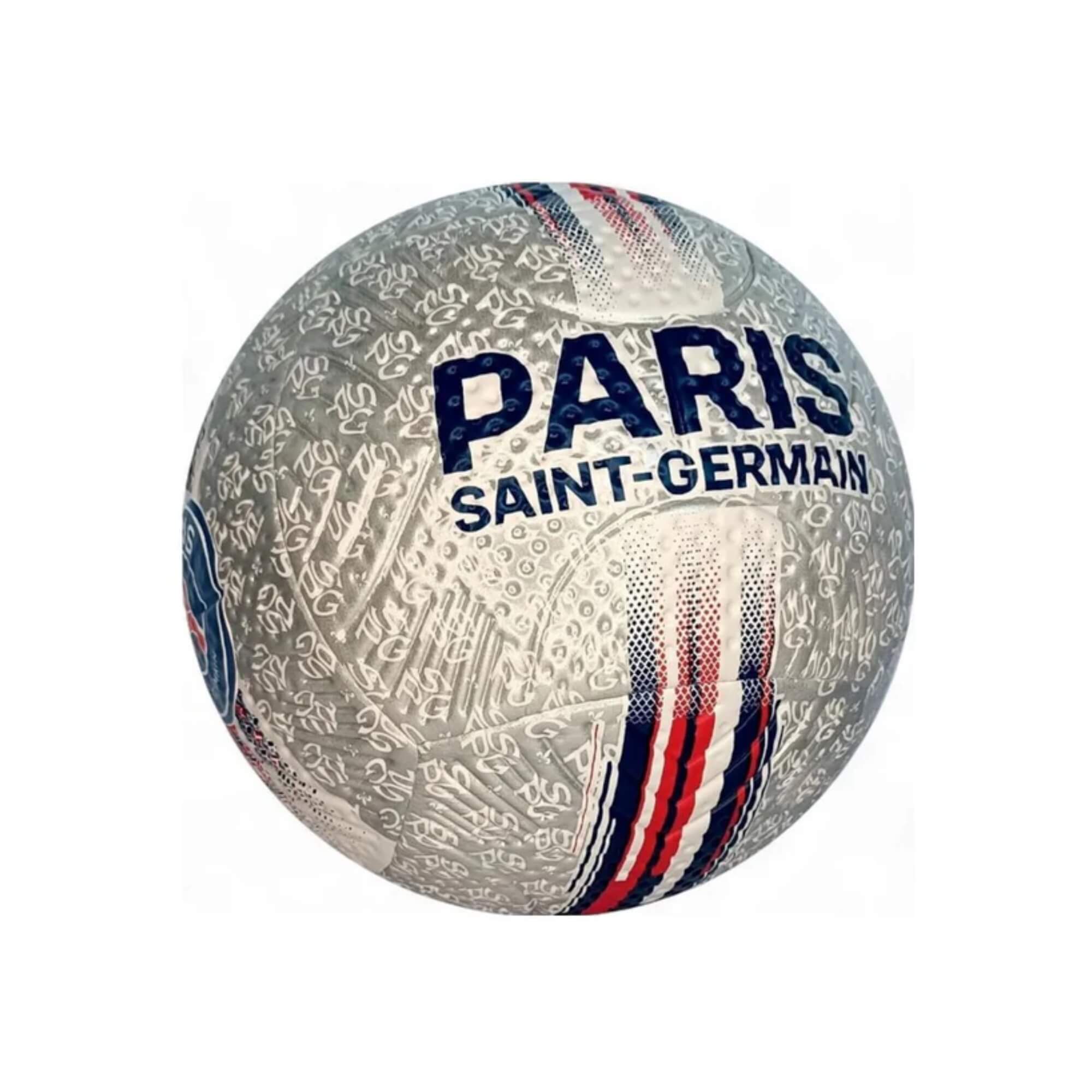 Bola de Futebol PSG Nº5 Silver PVC/PU Futebol e Magia - 1887