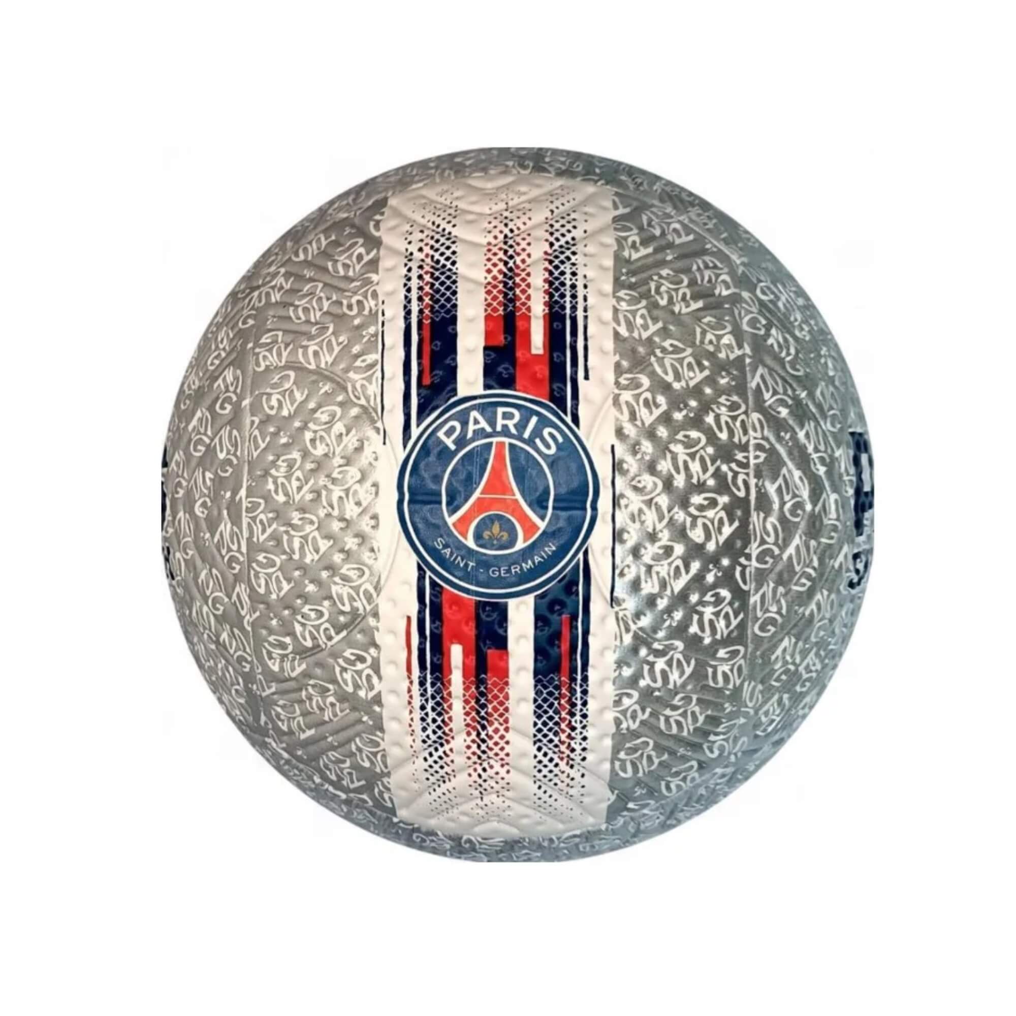 Bola de Futebol PSG Nº5 Silver PVC/PU Futebol e Magia - 1887