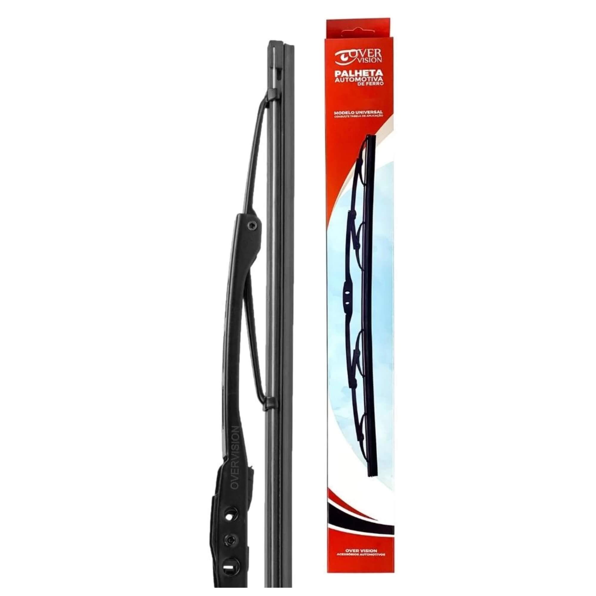 COMP Kit Palheta Limpador Para-brisa Overvision 19” + 24” Borracha Virgem Grafitada