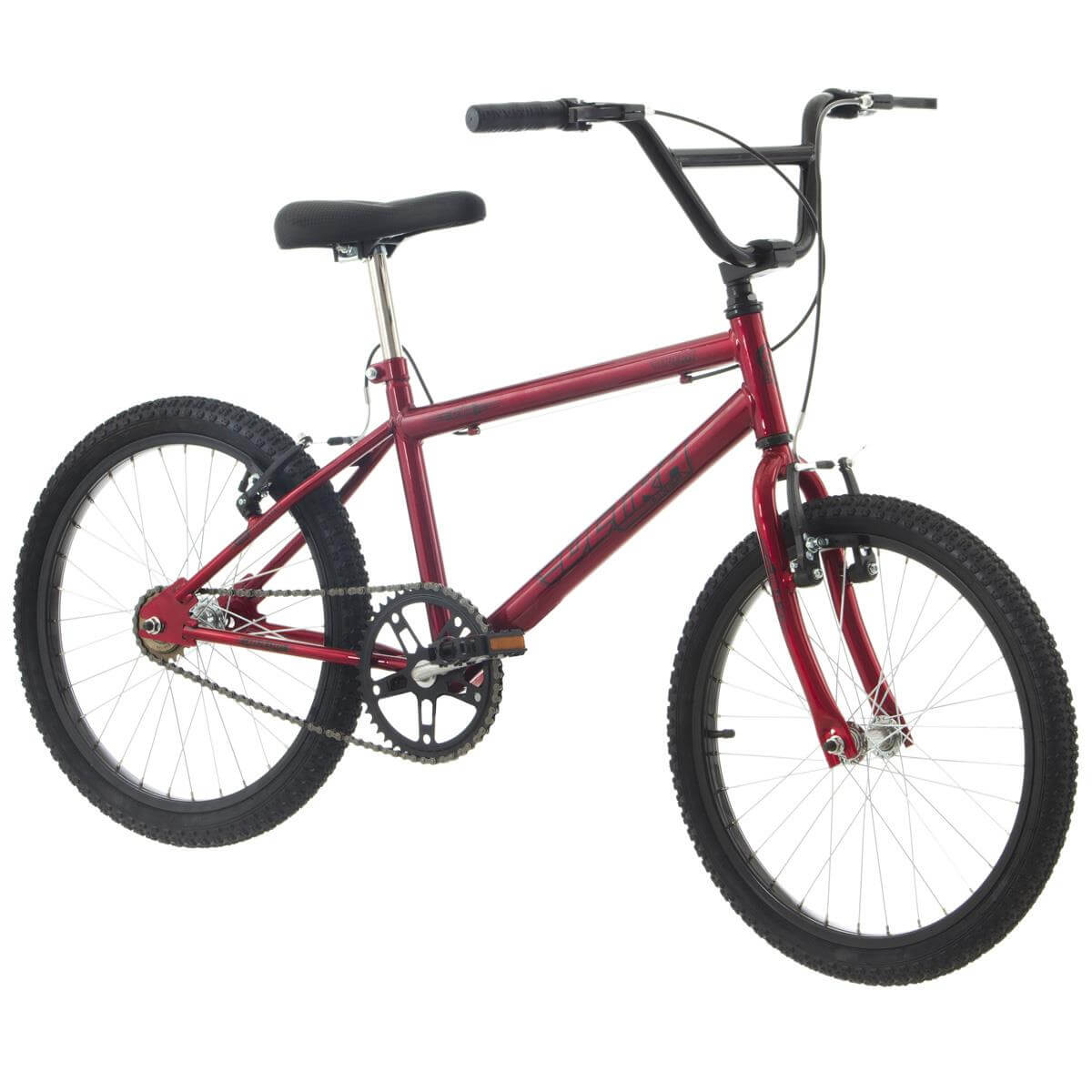 COMP Bicicleta Ultra Bikes Aro 20" Vermelha + Capa Impermeável para Celular