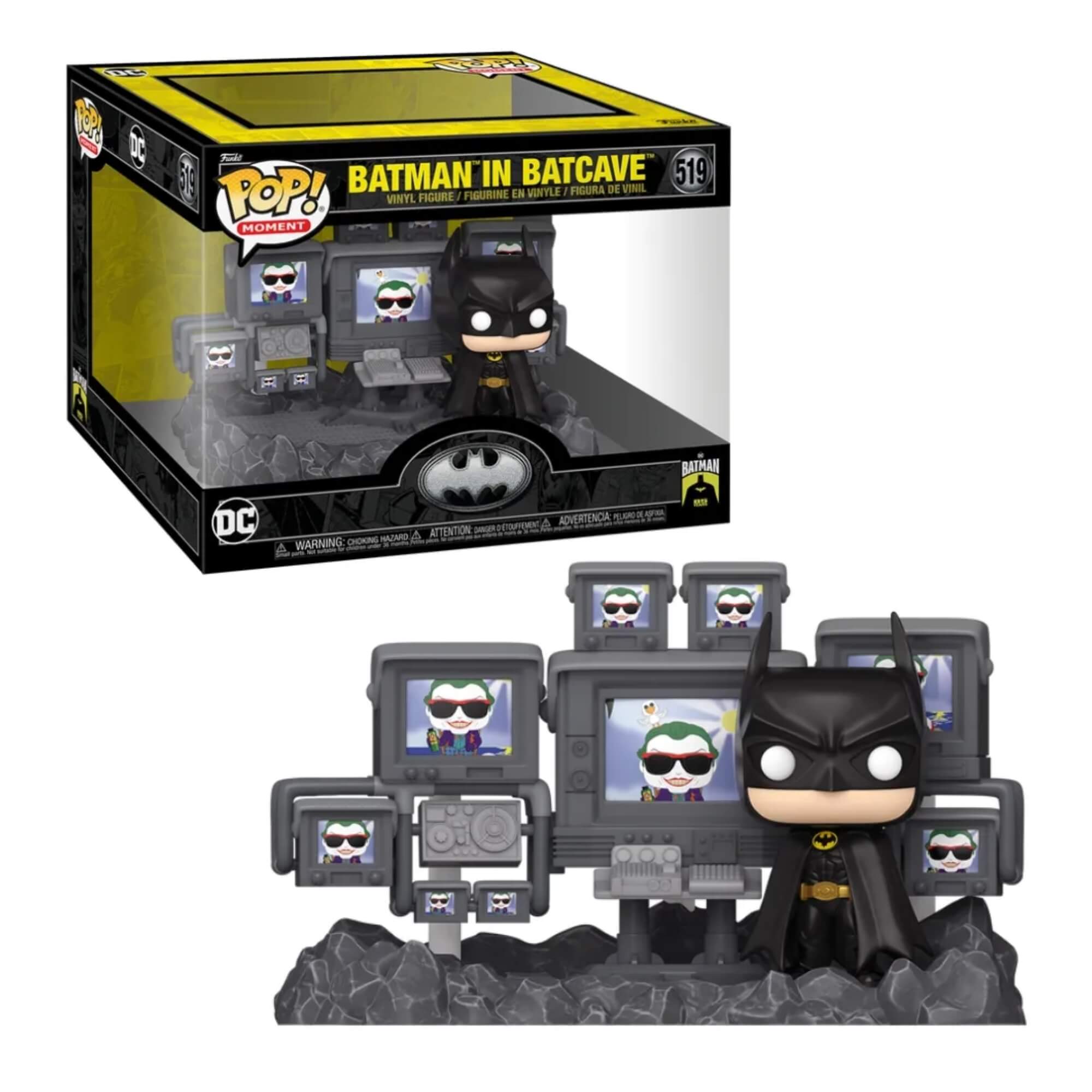 Boneco Funko Pop! Moment DC Comics Batman 85 Anos - Batman na Batcaverna (1989) Candide - 11469