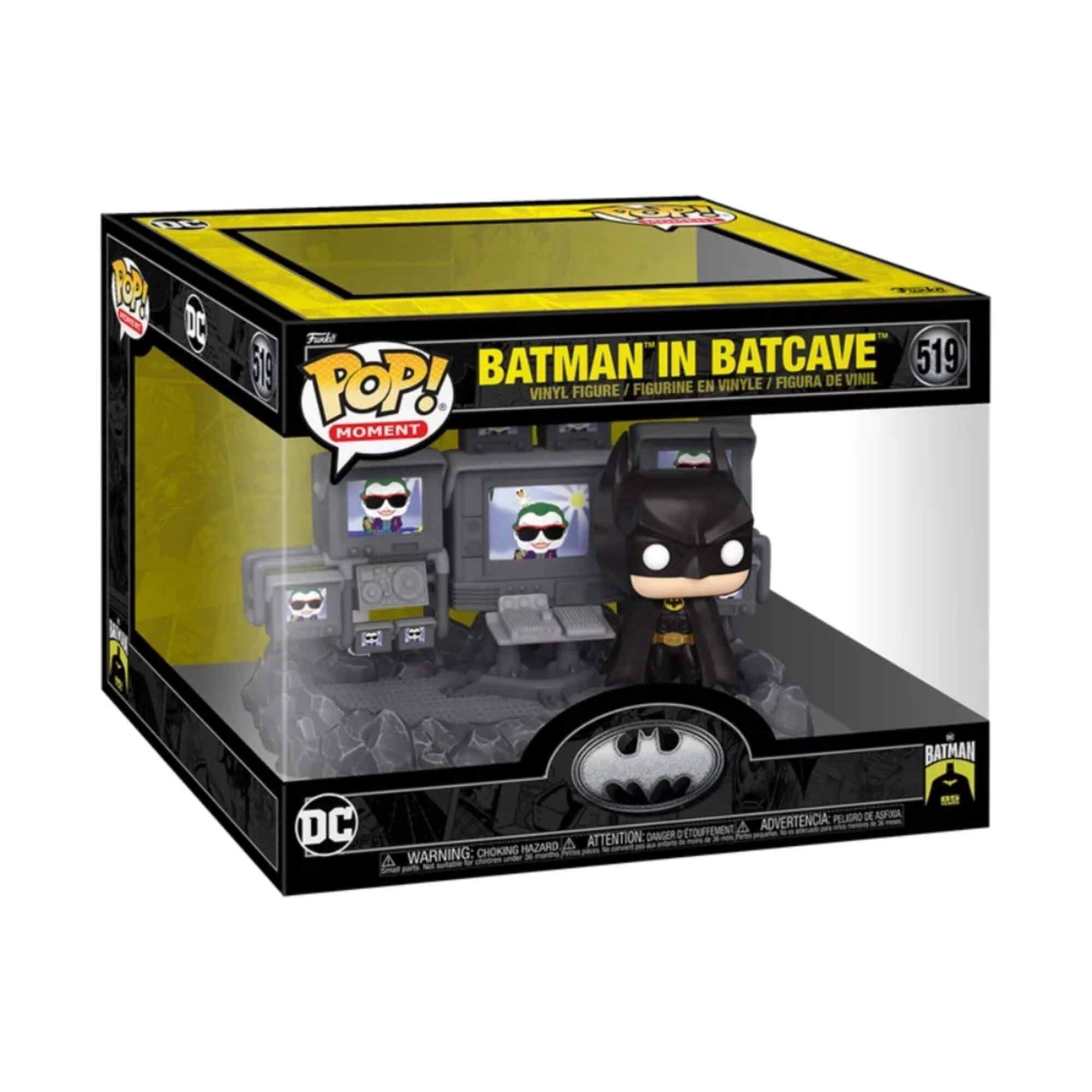 Boneco Funko Pop! Moment DC Comics Batman 85 Anos - Batman na Batcaverna (1989) Candide - 11469