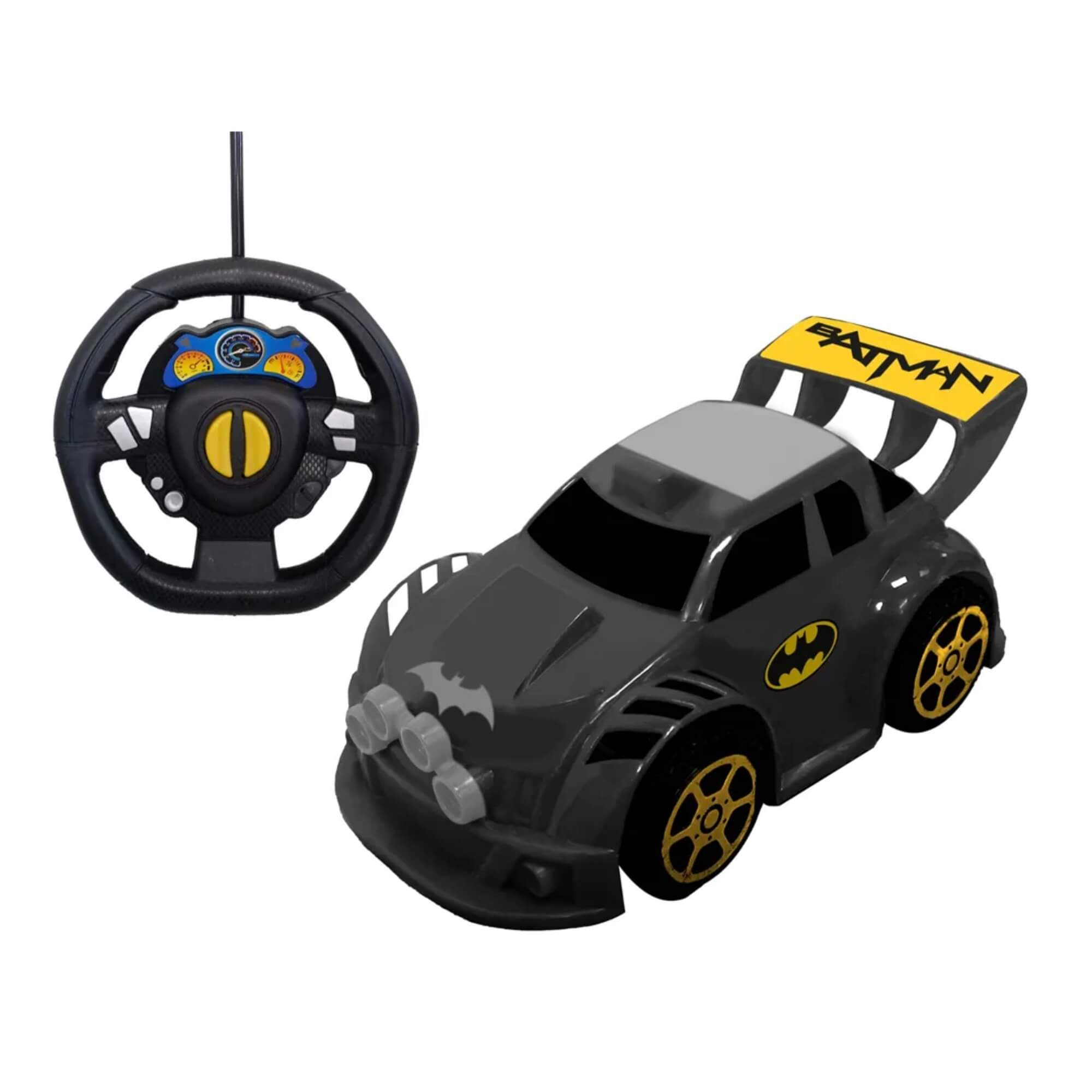 Brinquedo Infantil Carrinho de Controle Remoto Batman Smart Driver Candide - 90002