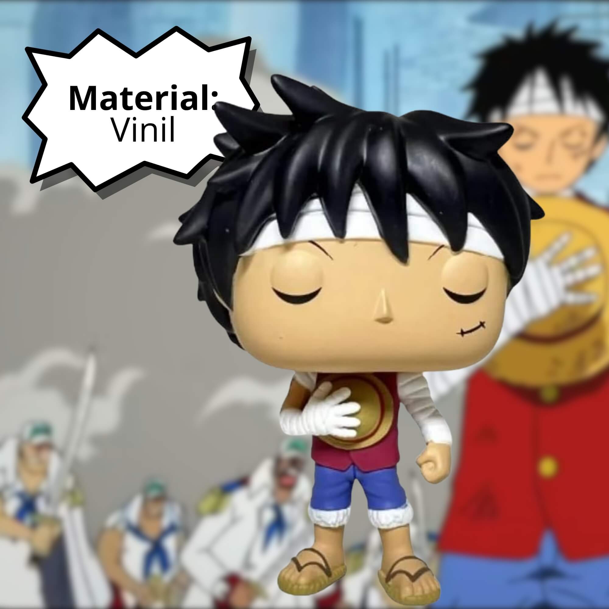 Boneco Funko Pop! One Piece - Luffy em Marineford Candide - 12091