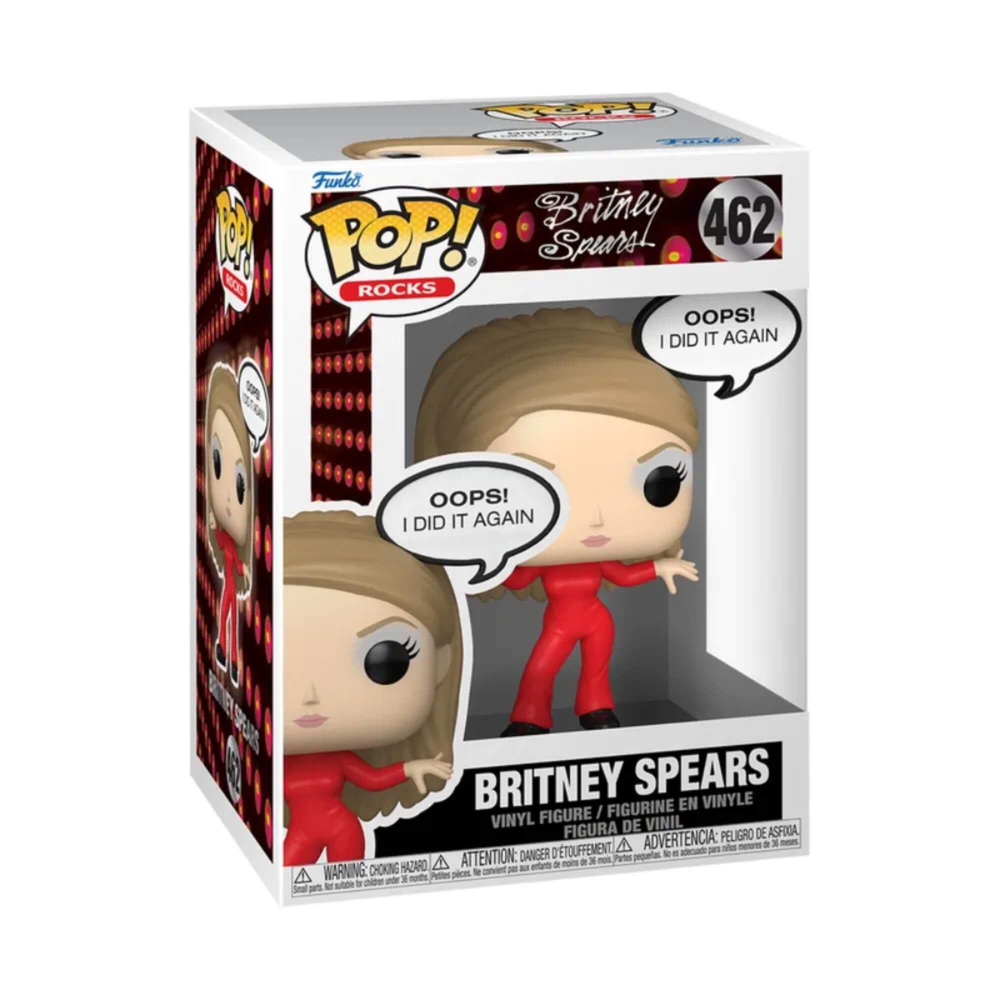 Boneco Funko Pop! Rocks Sayings - Britney Spears Oops, I Did it Again Candide - 12153