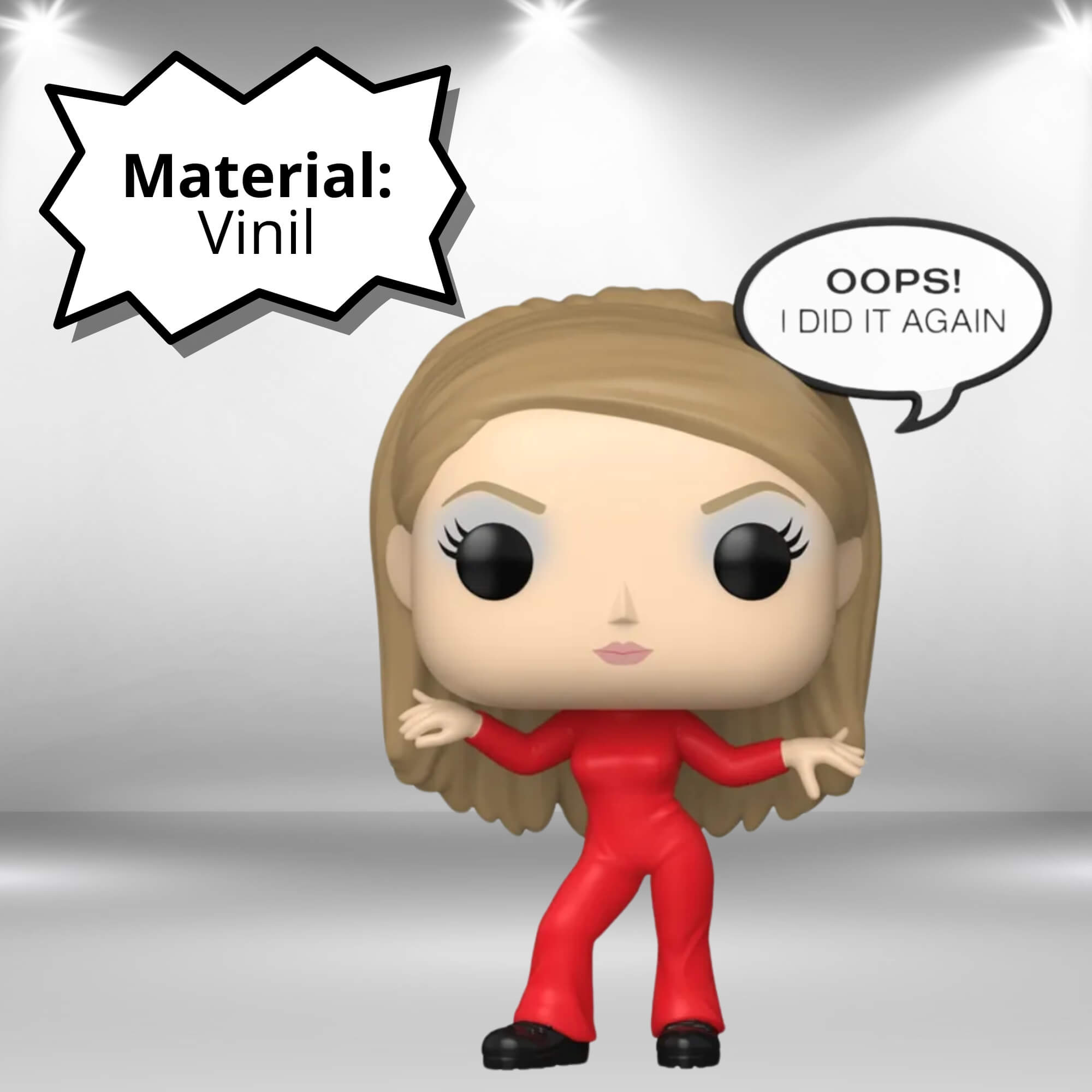 Boneco Funko Pop! Rocks Sayings - Britney Spears Oops, I Did it Again Candide - 12153