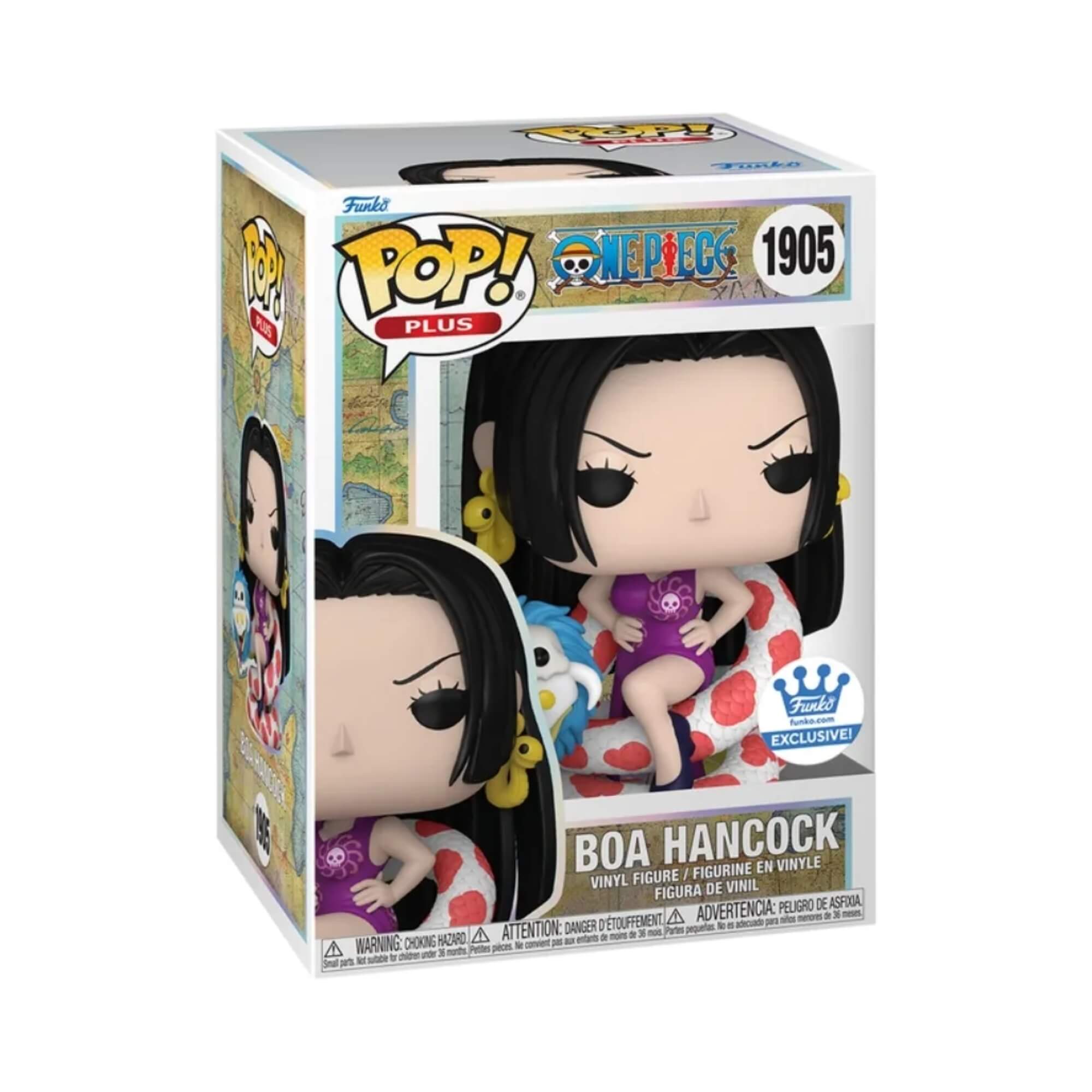 Boneco Funko Pop! Plus One Piece - Boa Hancock com Serpente Candide - 12009