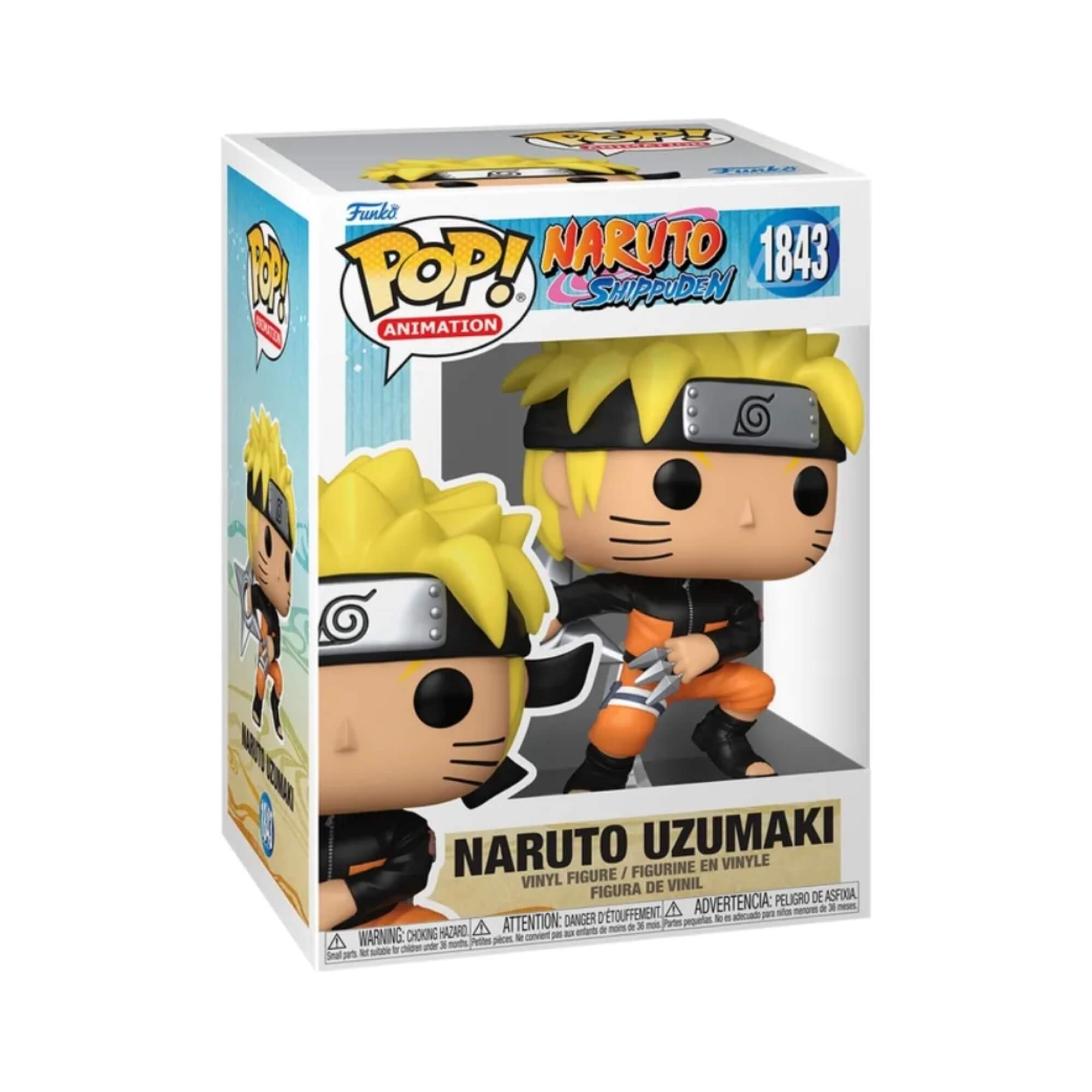 Boneco Funko Pop! Naruto Shippuden - Naruto Uzumaki Shuriken com Chase Candide - 11899