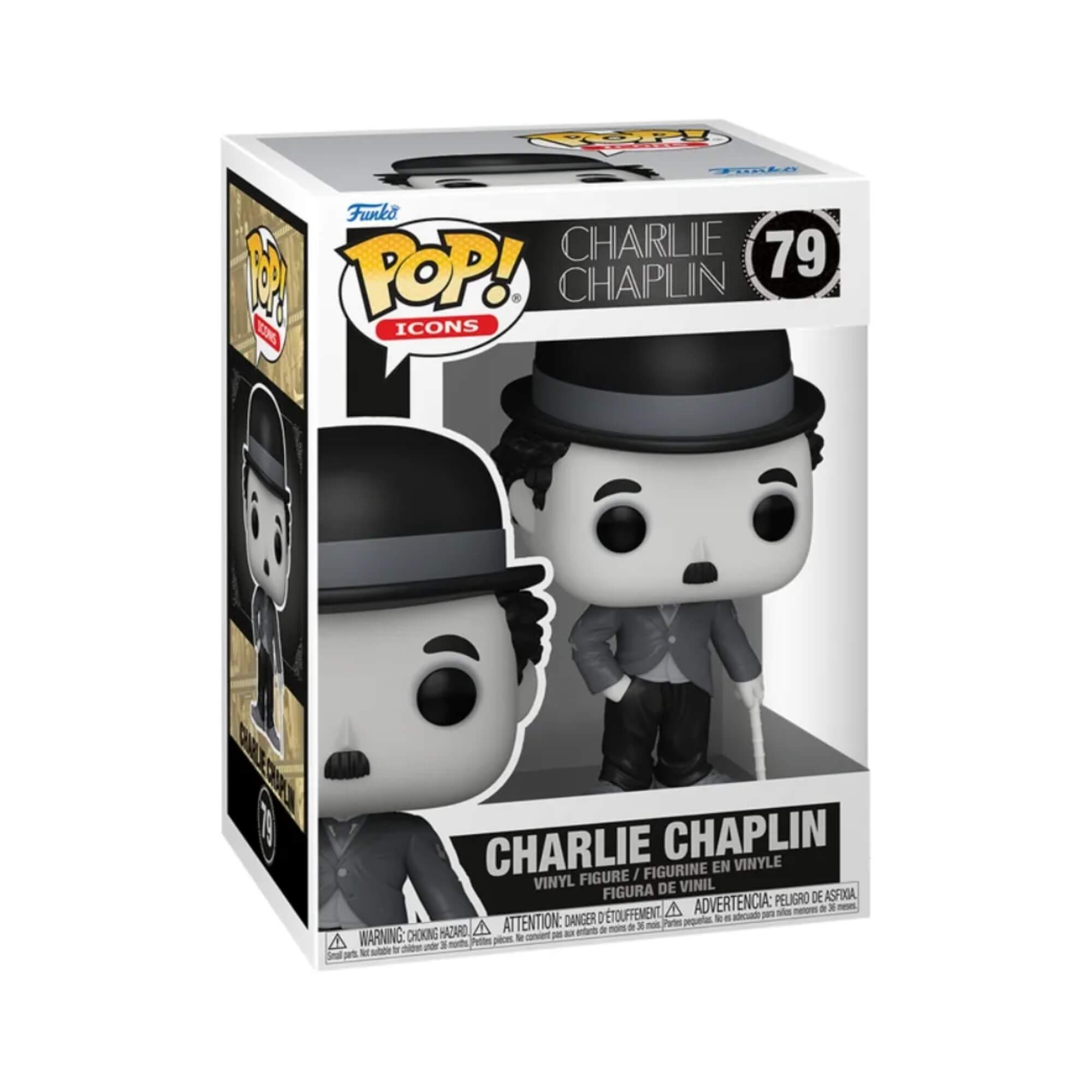 Boneco Funko Pop! Icons - Charlie Chaplin Candide - 11638