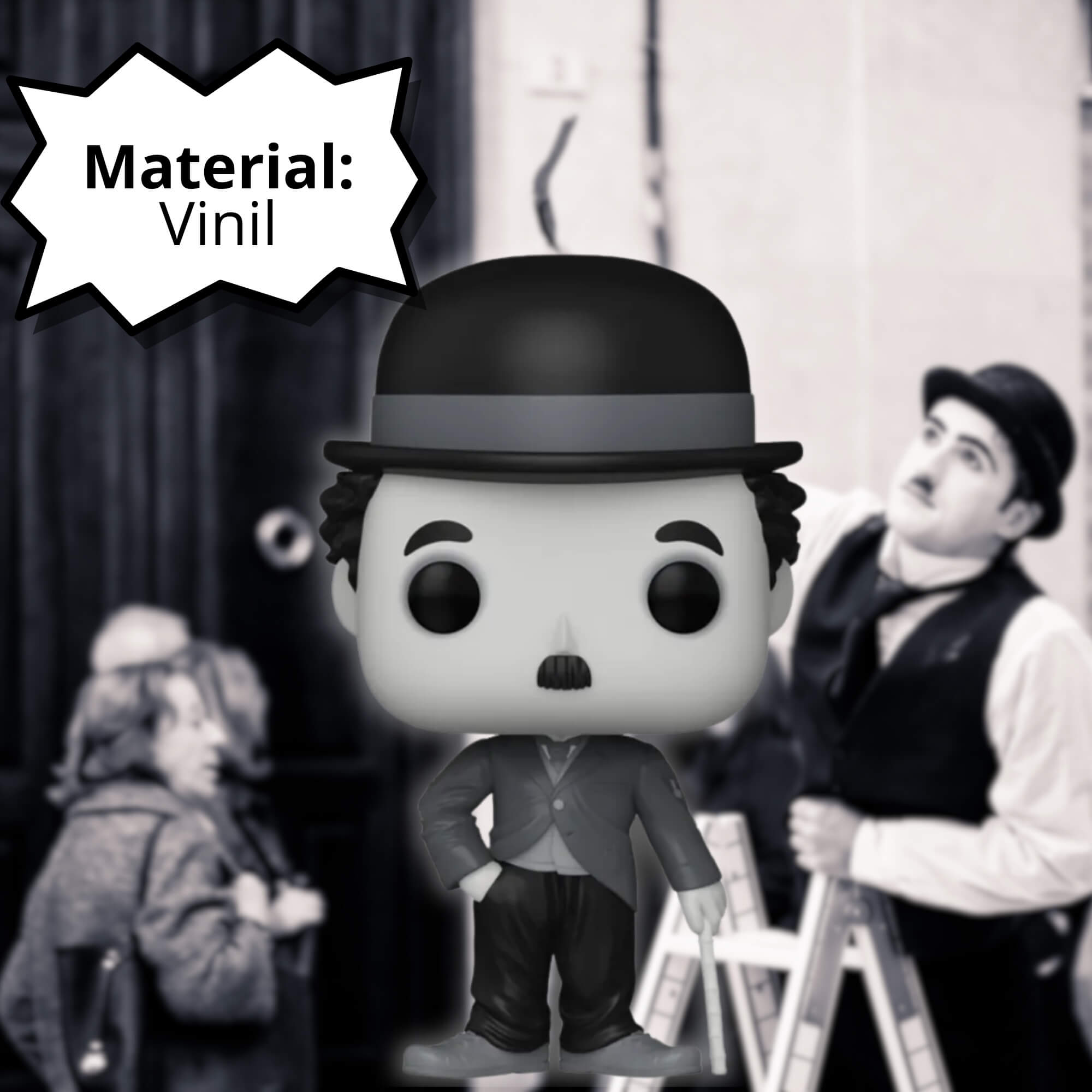 Boneco Funko Pop! Icons - Charlie Chaplin Candide - 11638