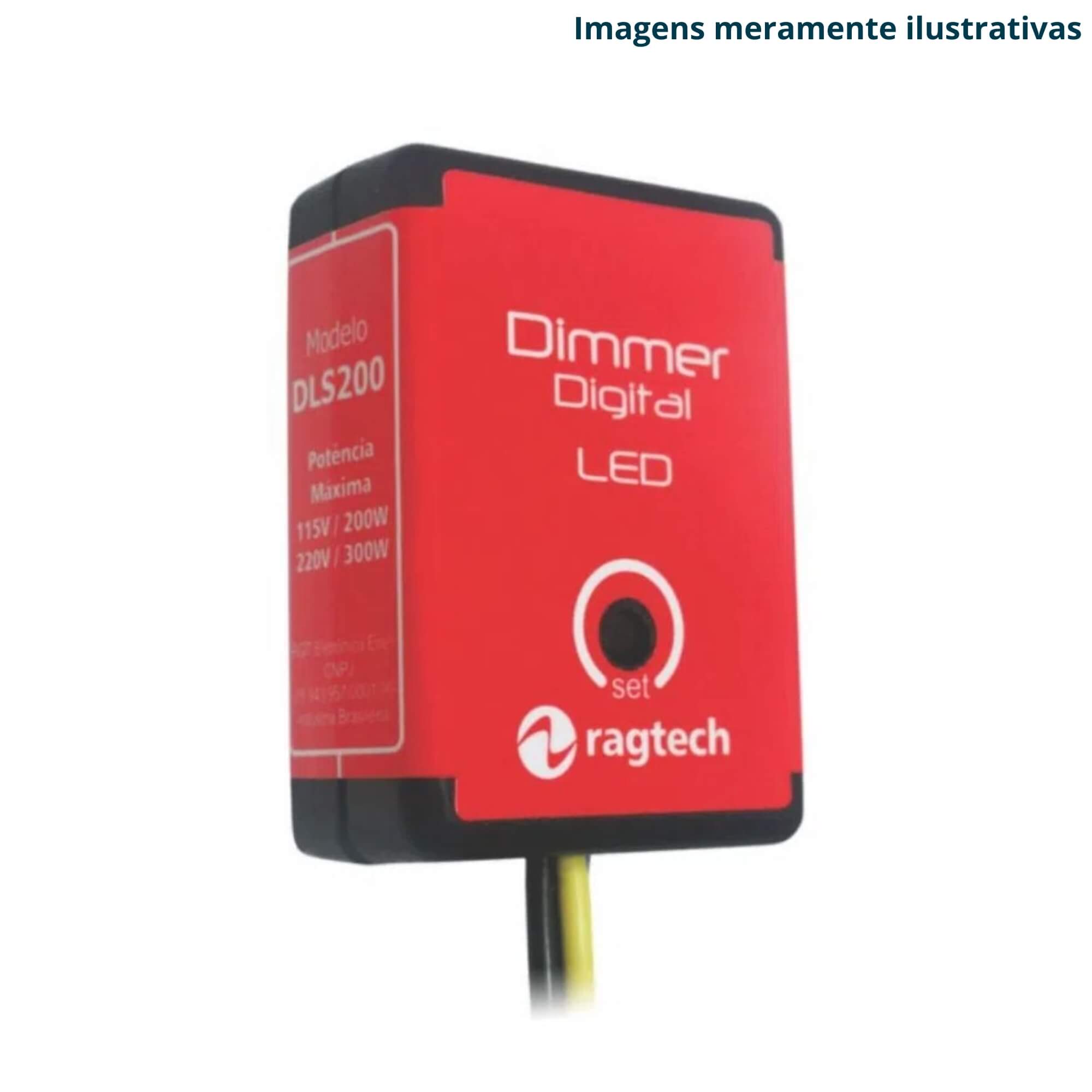 COMP Kit c/ 10 Dimmer Digital Bivolt Regulagem Intensidade Luminosa Led DLS200 - Ragtech 20DIM4440