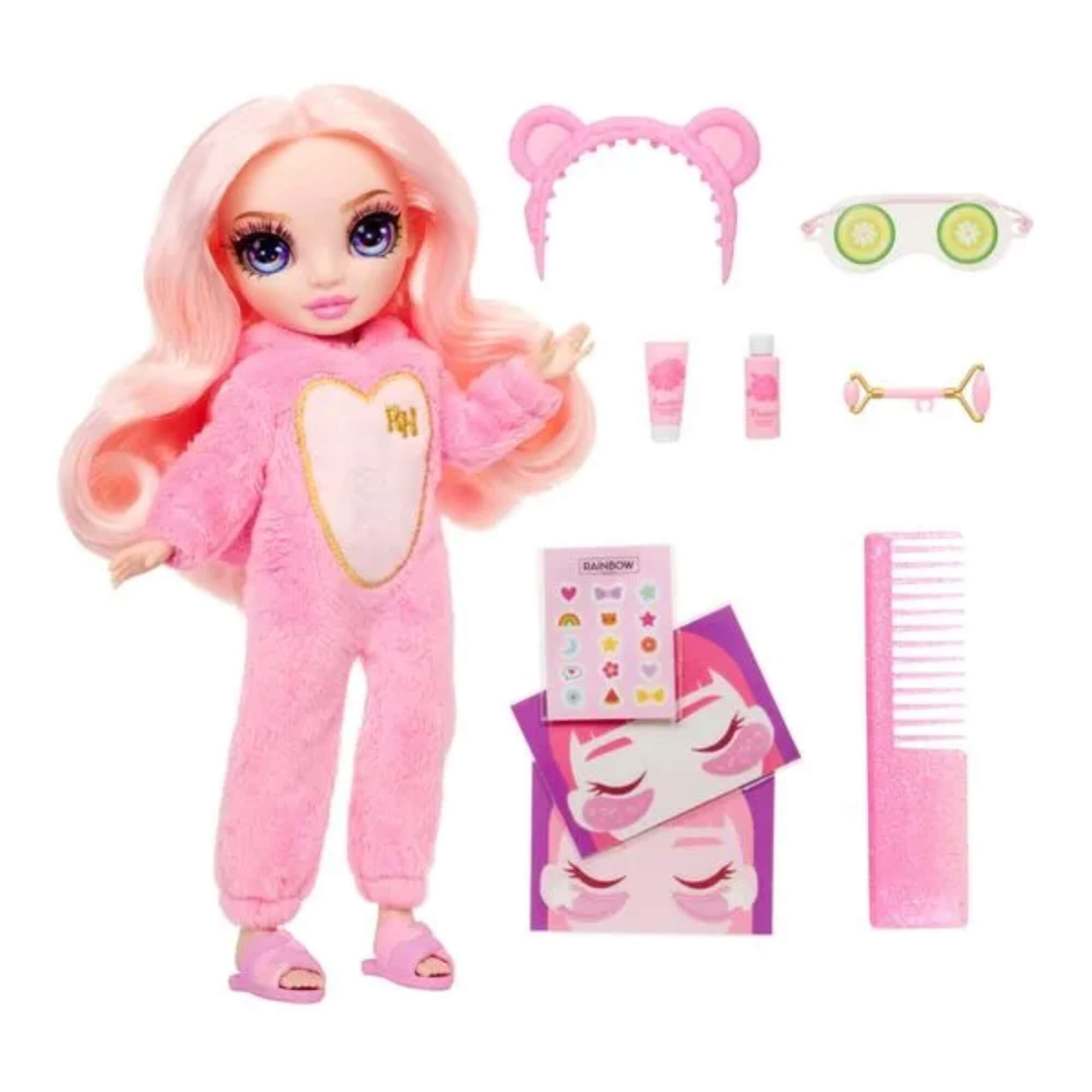 Boneca Rainbow High Jr High -  PJ Party - Bella 23cm (Rosa) MGA - 4222503675